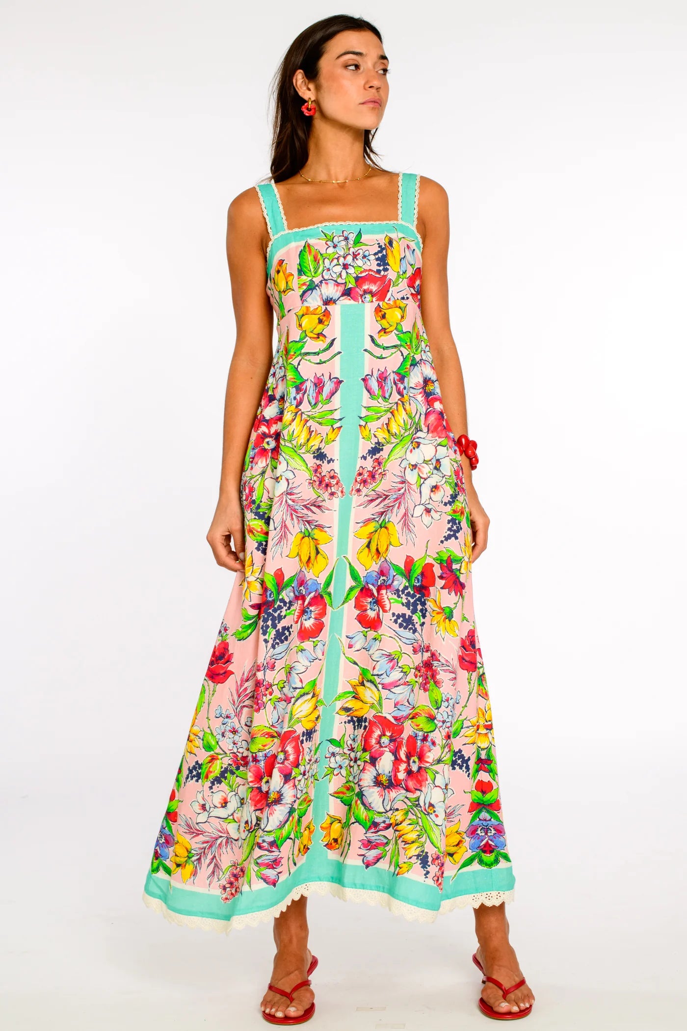 Annalisa Dress in Vintage Scarf | Elizabeth James