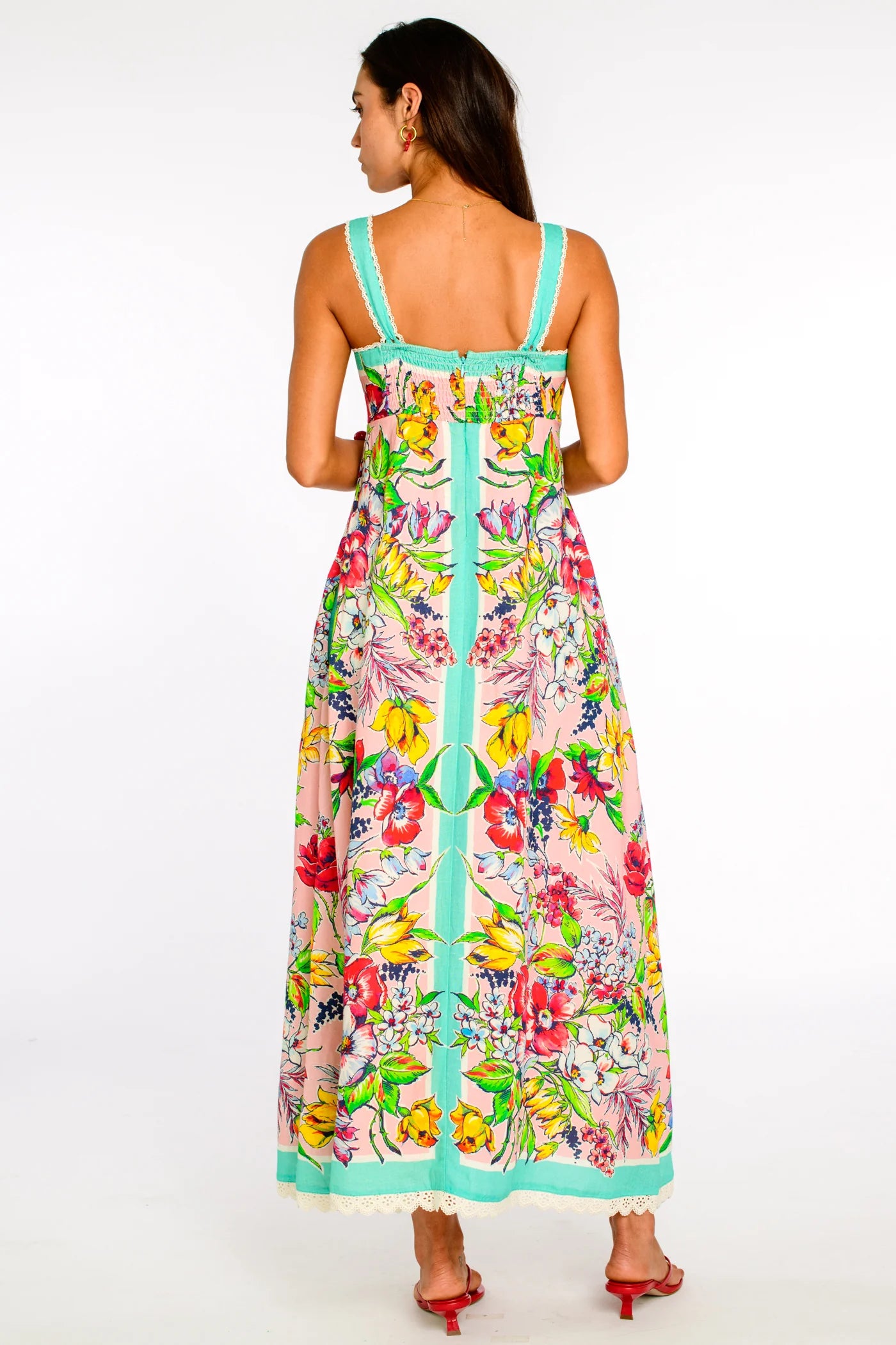 Annalisa Dress in Vintage Scarf | Elizabeth James