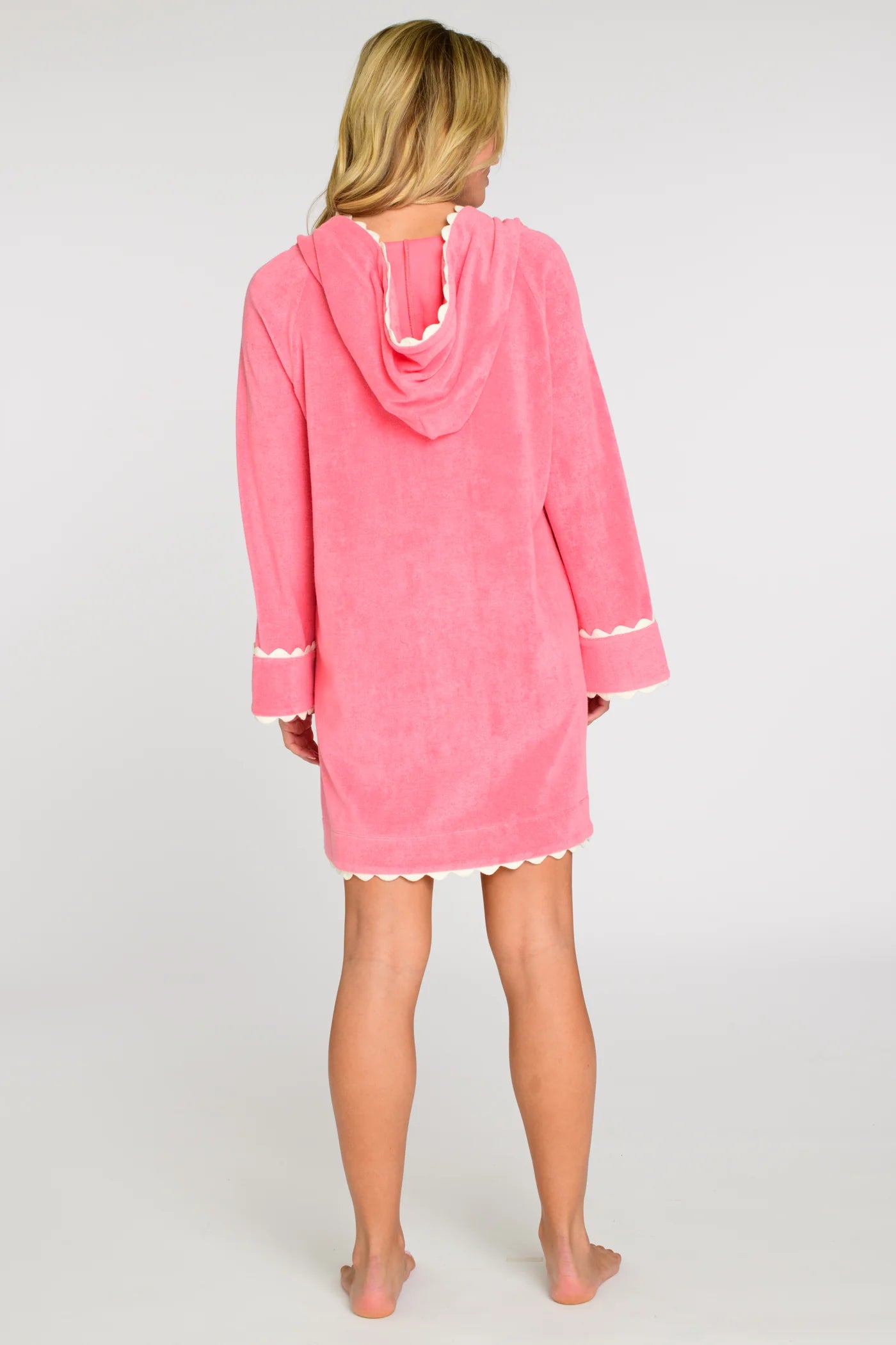 Laguna Caftan in Strawberry Pink | Elizabeth James
