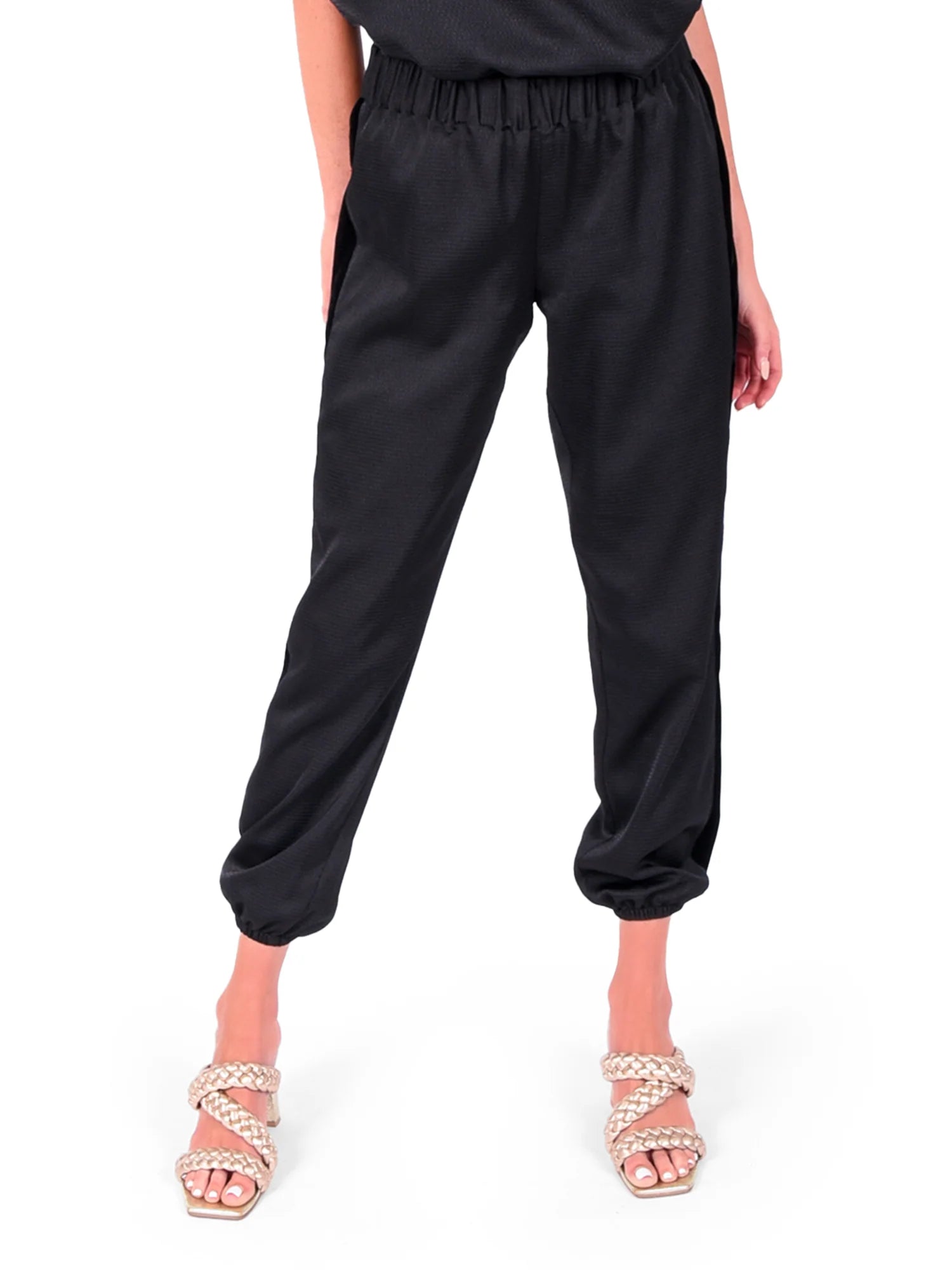 Downtown Jogger - Black Tuxedo | Emily McCarthy