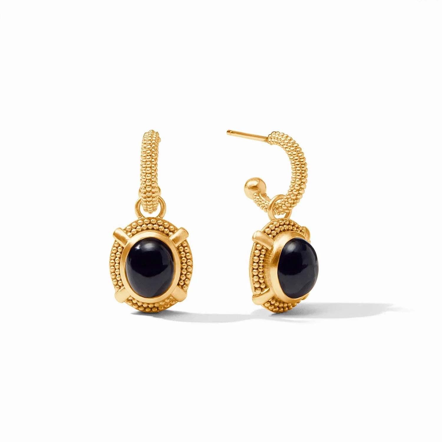 Cabochon Hoop & Charm Earring | Julie Vos