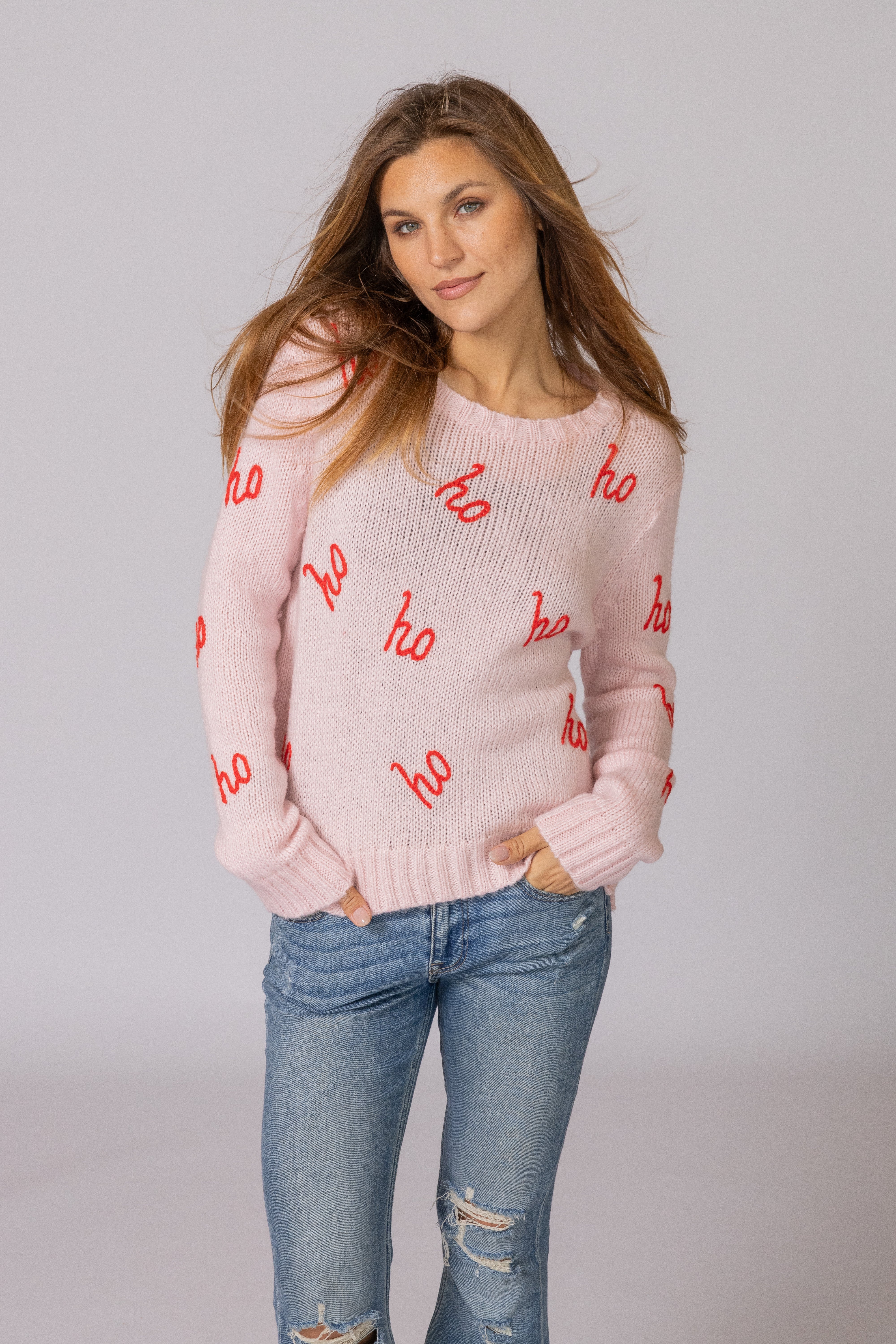 Ho Ho Ho Crew Chunky Sweater | Wooden Ships
