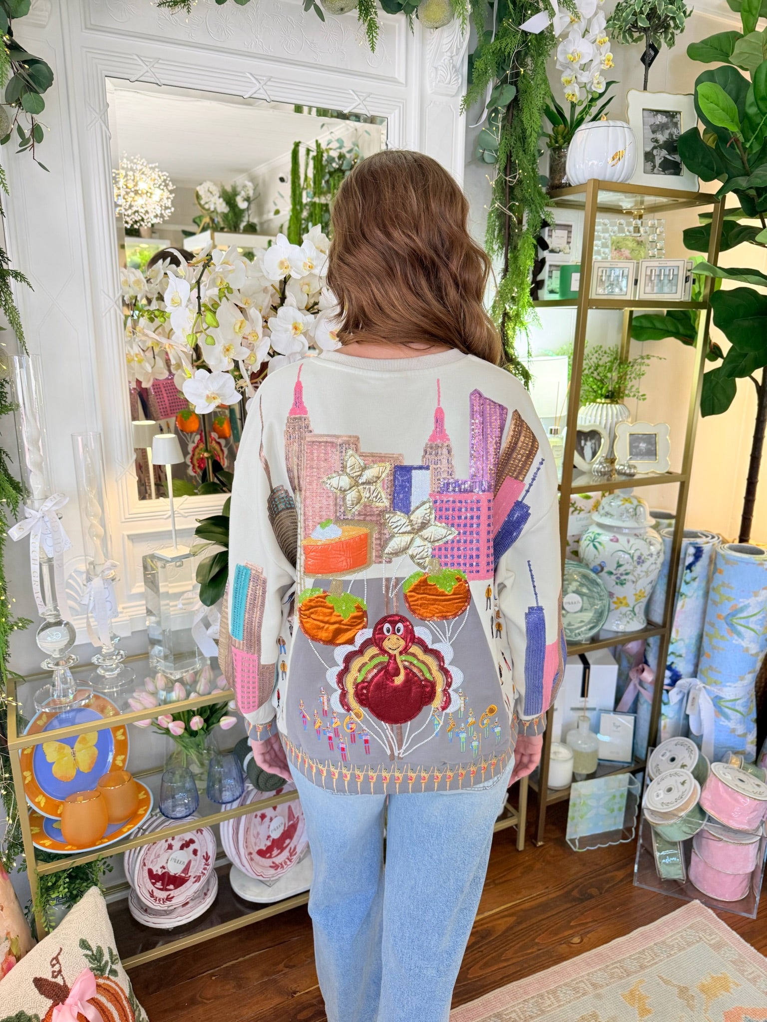 Multi Thanksgiving Day Parade Sweatshirt | Queen of Sparkles
