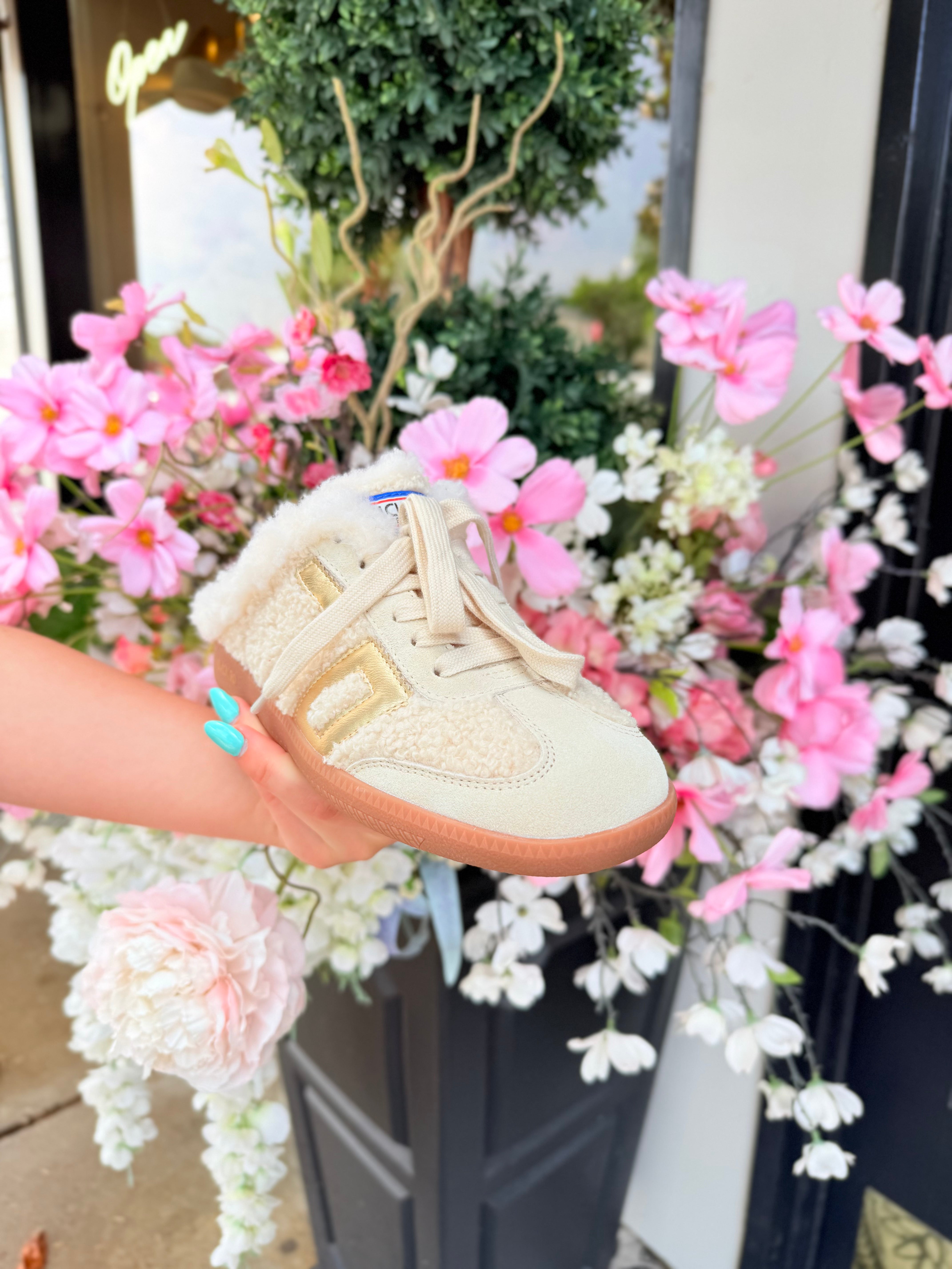 Back 70 | Easter FL - Butter Gold Backless Sneaker
