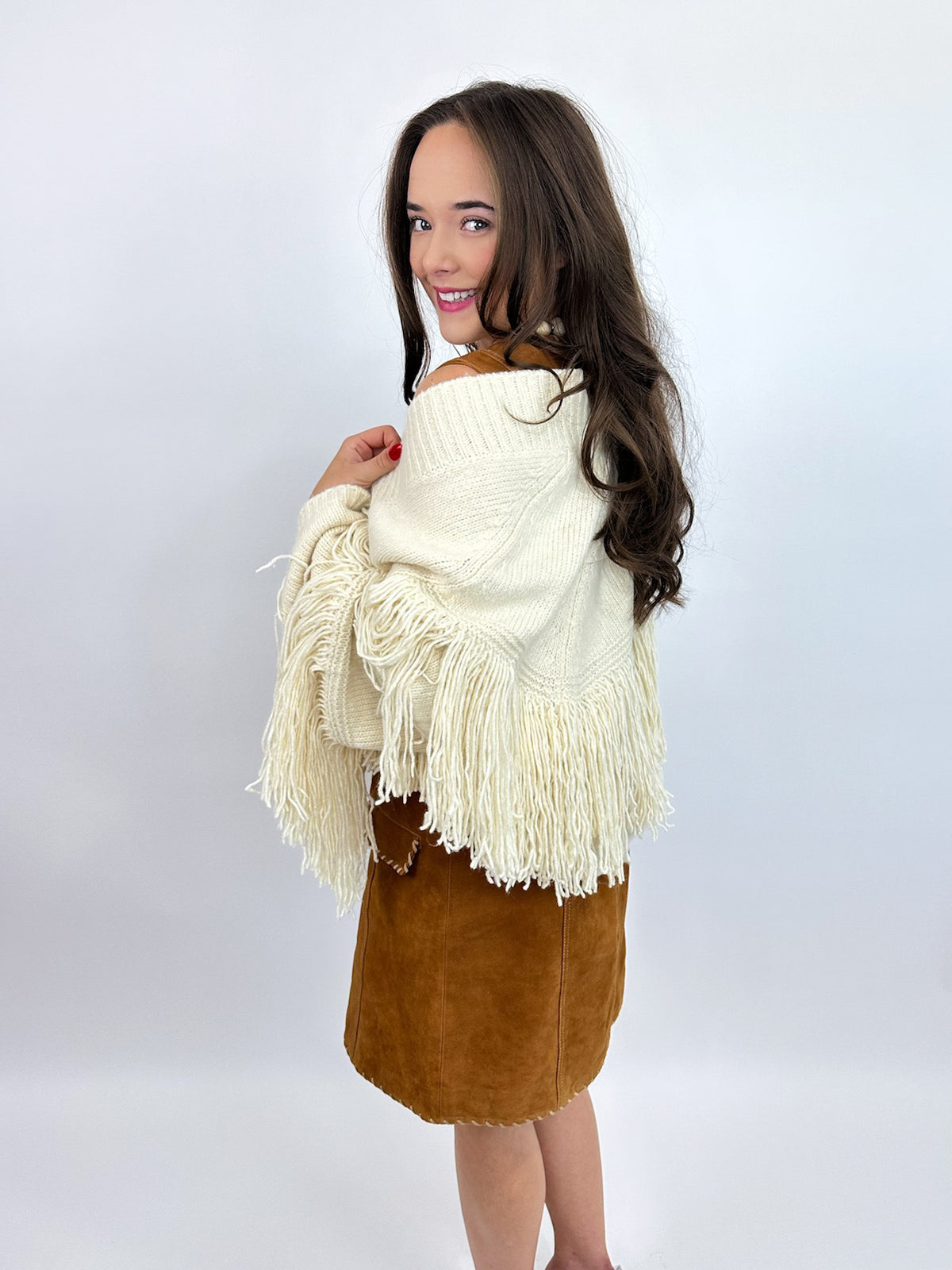 Carmen Cardigan in Off-White | Elizabeth James