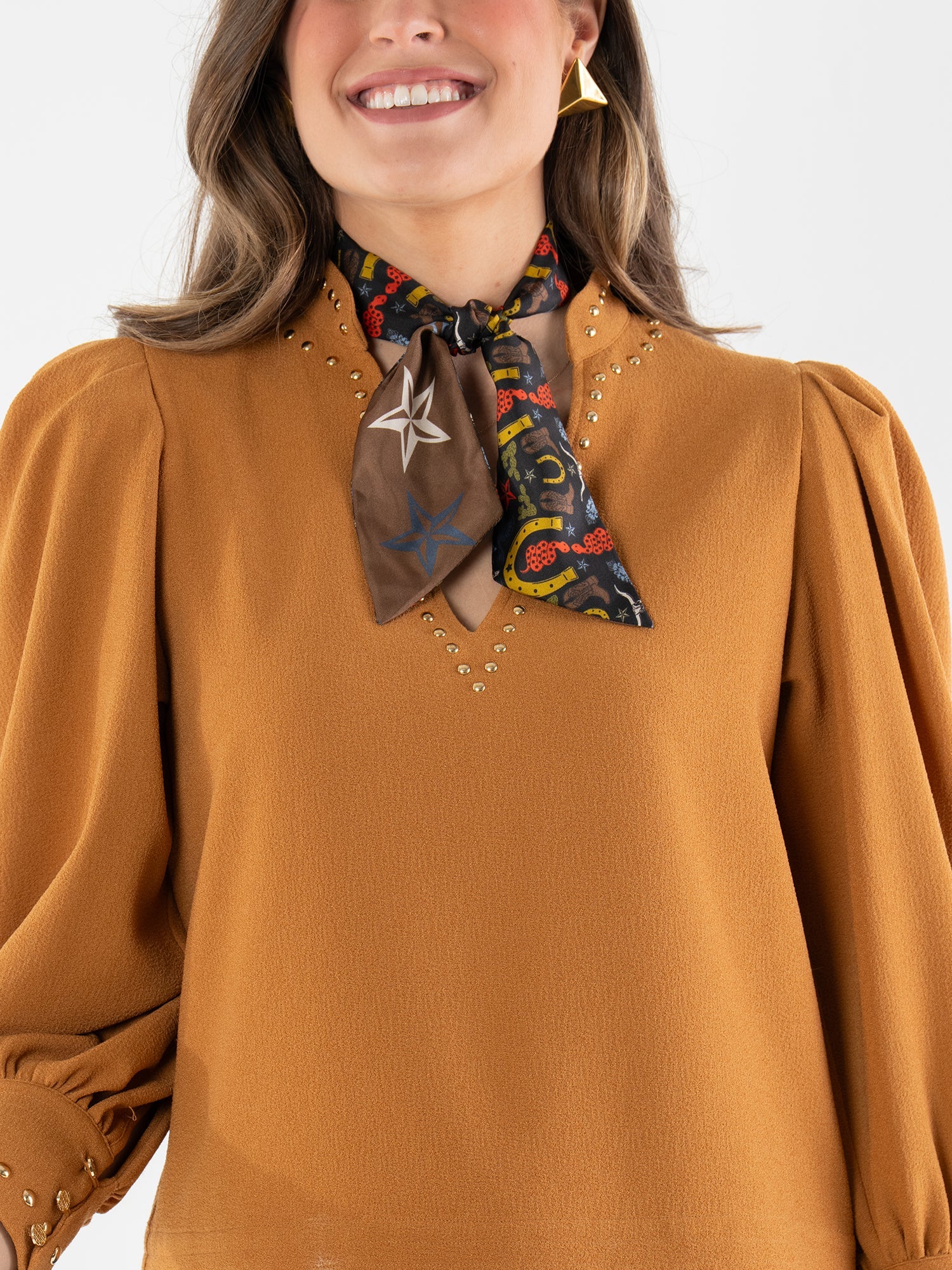 Hand-Stitched Silk Scarfette | Emily McCarthy