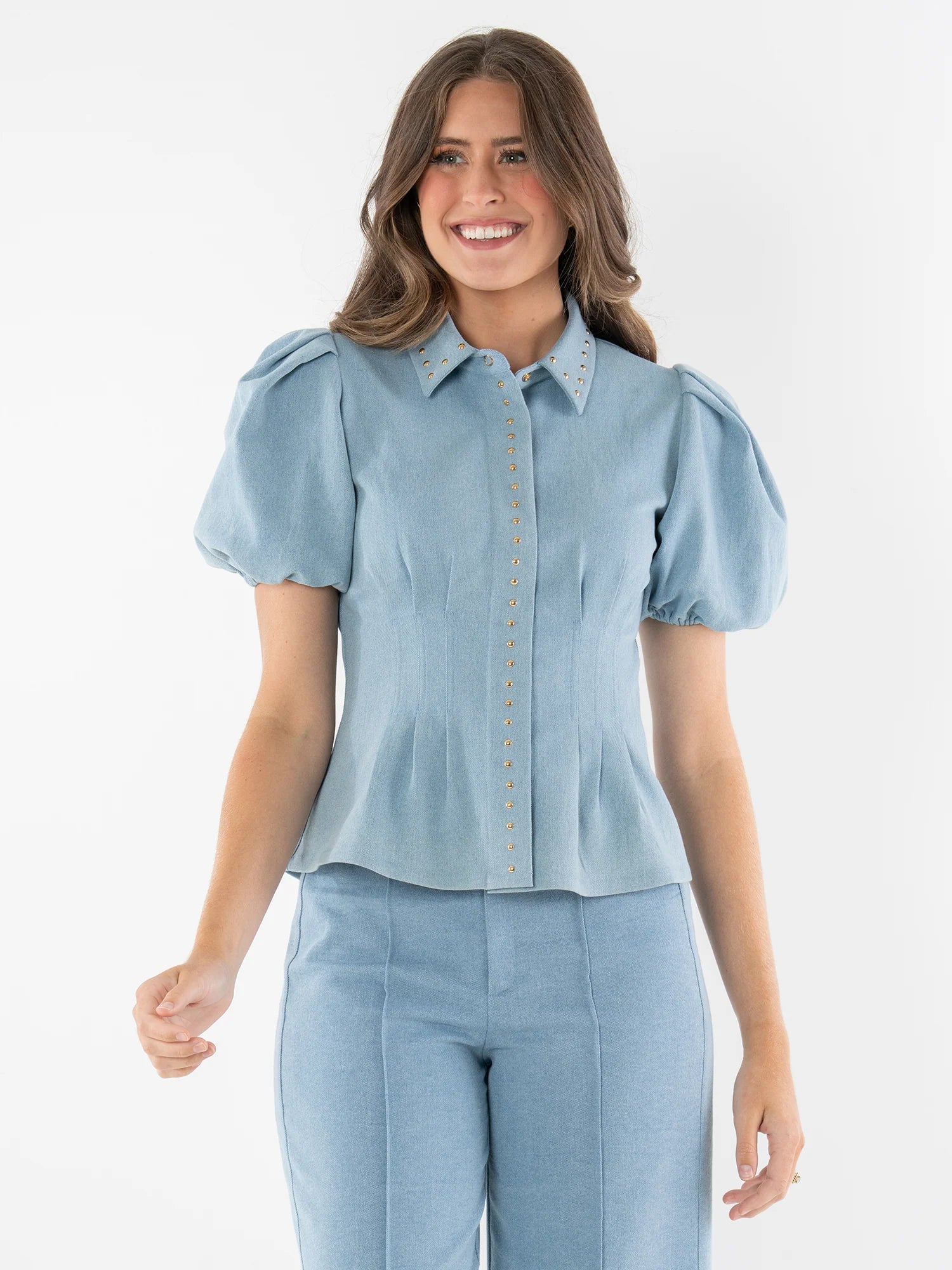 Britt Top - Denim | Emily McCarthy