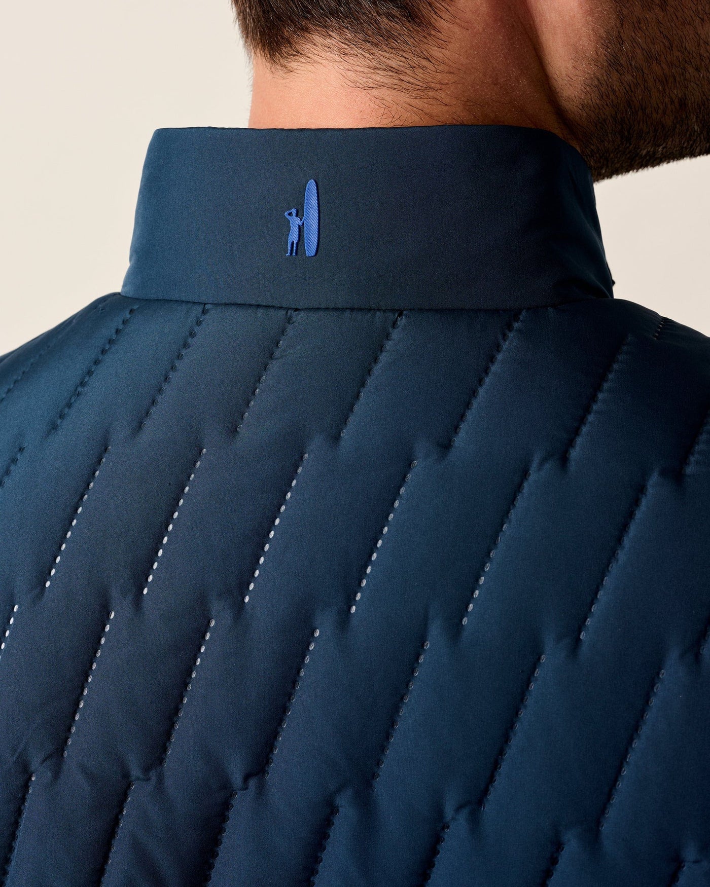 Belfry Quilted Puffer Vest - Space | Johnnie-O