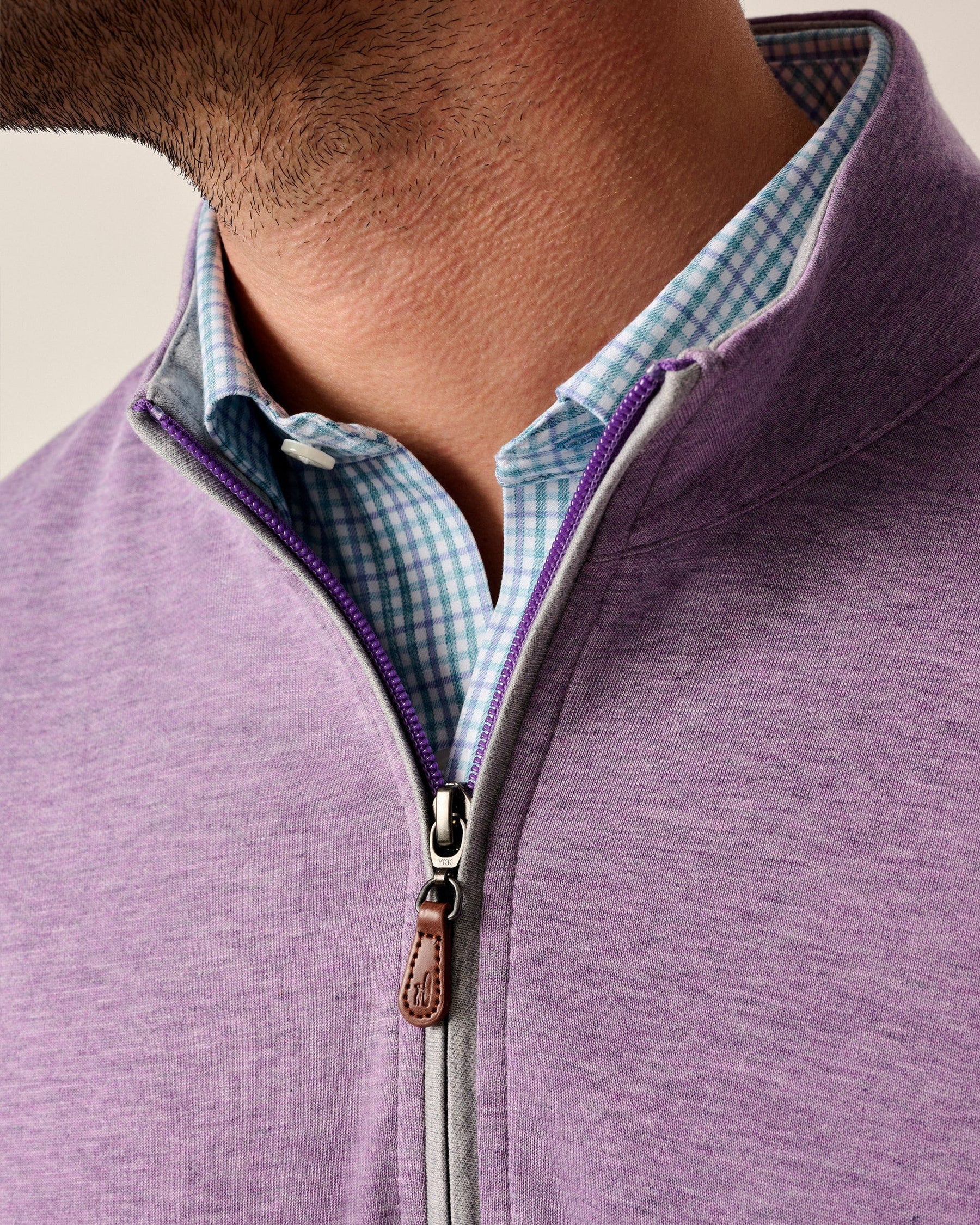Sully 1/4 Zip Pullover - Thistle | Johnnie-O