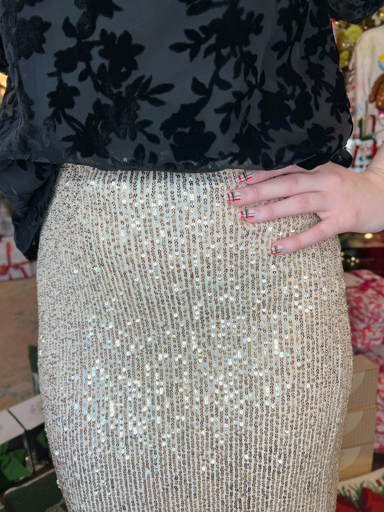 Saturn Sequin Skirt | Z Supply