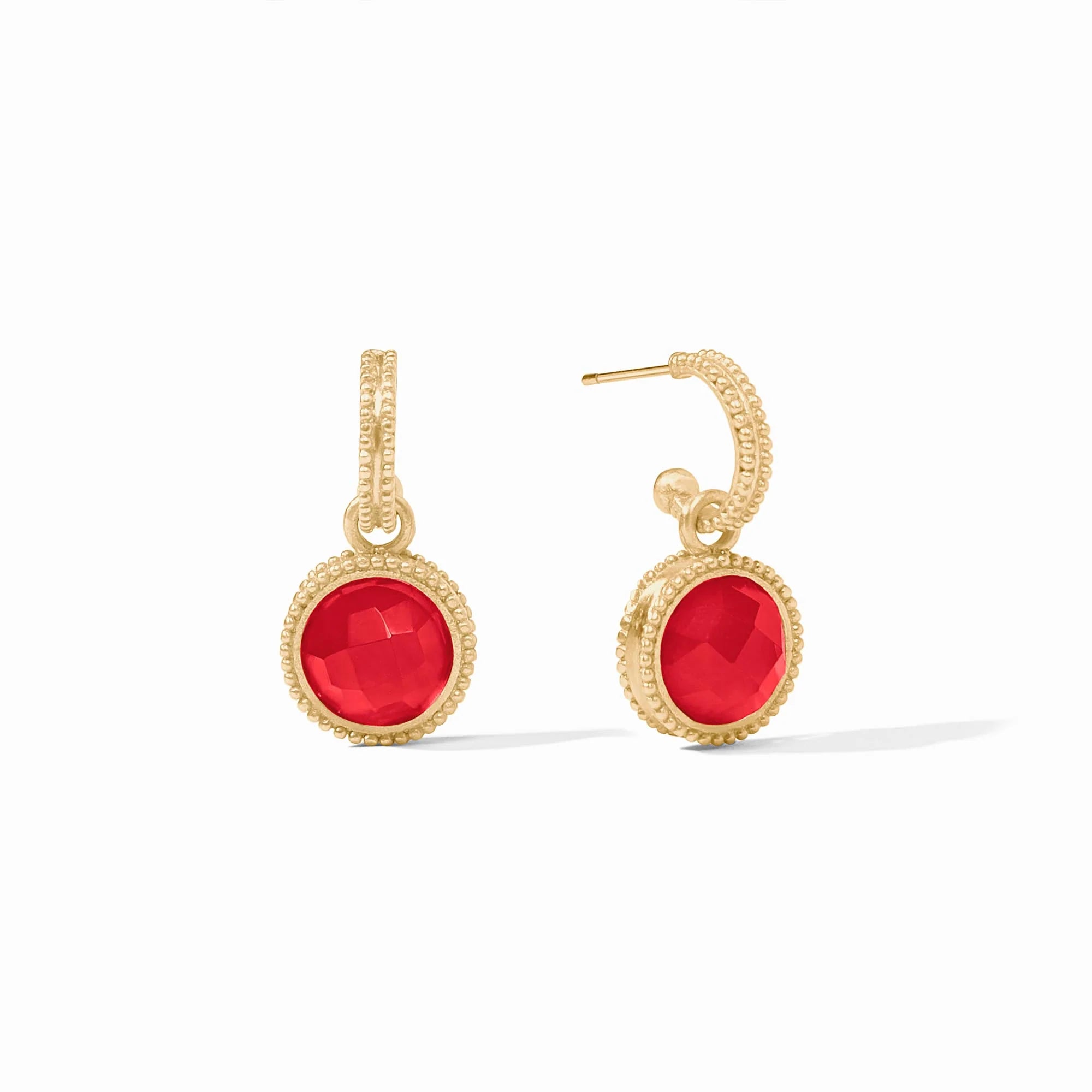 Fleur-de-Lis Hoop & Charm Earring | Julie Vos