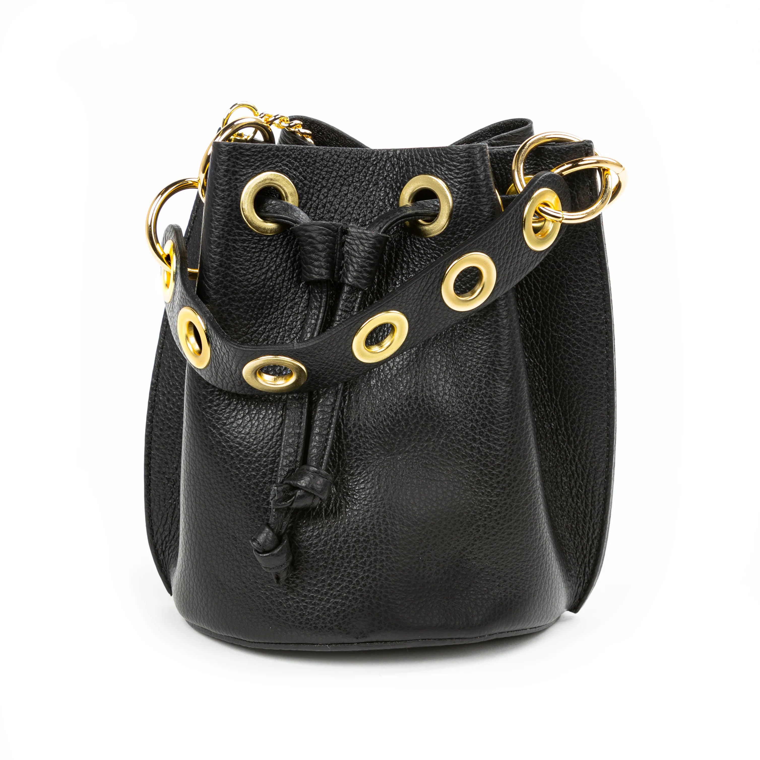 Leather Bucket Bag