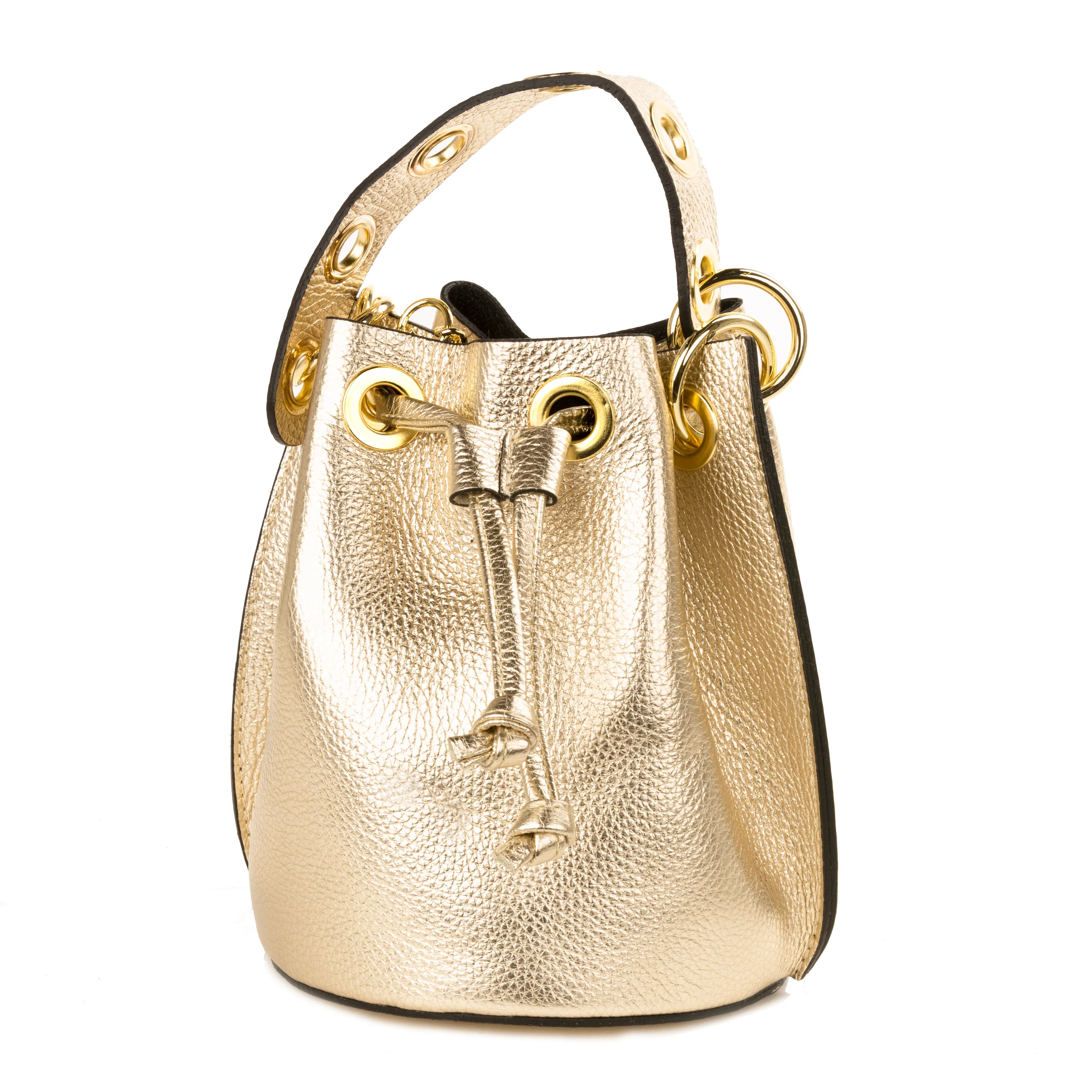 Leather Bucket Bag