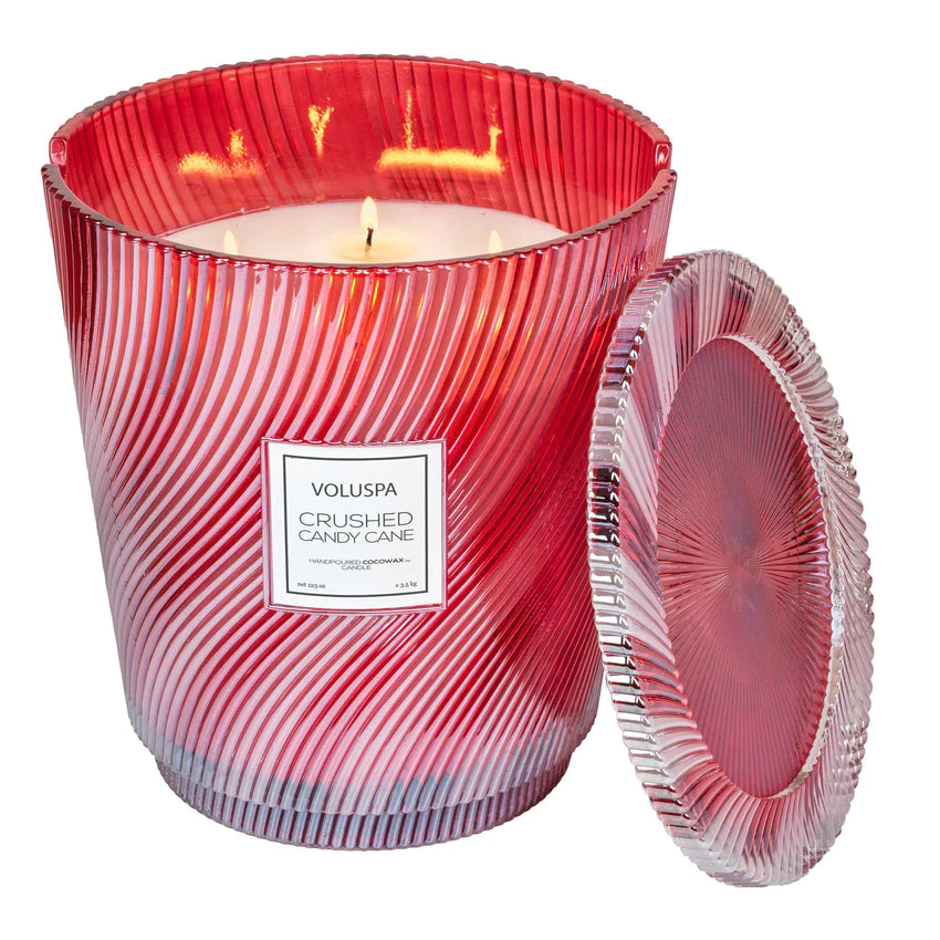 Crushed Candy Cane Candles | Voluspa