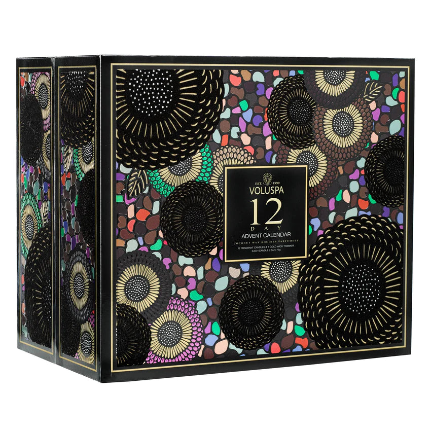 12 Day Candle Advent Calendar - Petite Pedestal Gift Set | Voluspa