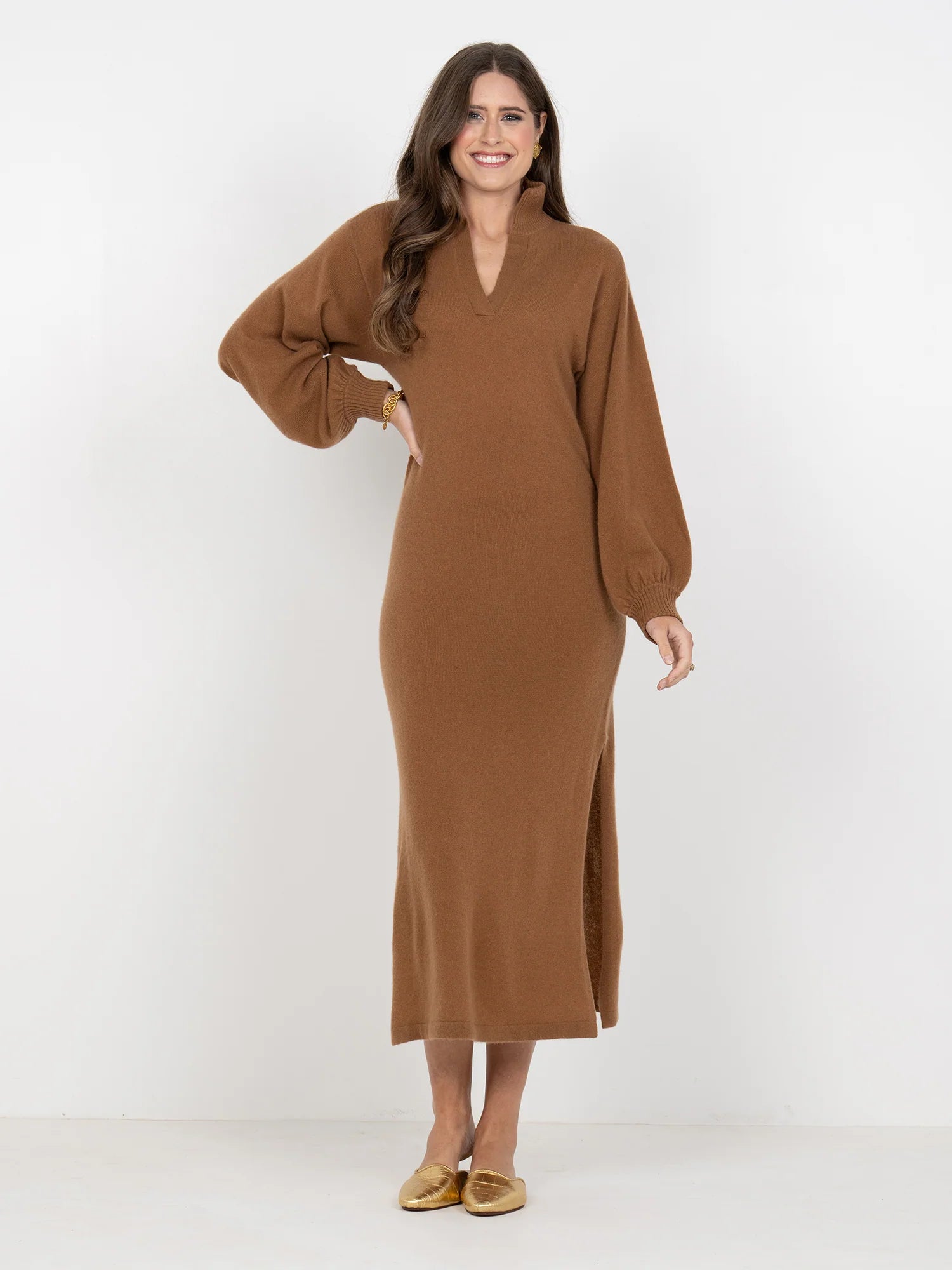 Lolli Maxi - Lion Cashmere | Emily McCarthy