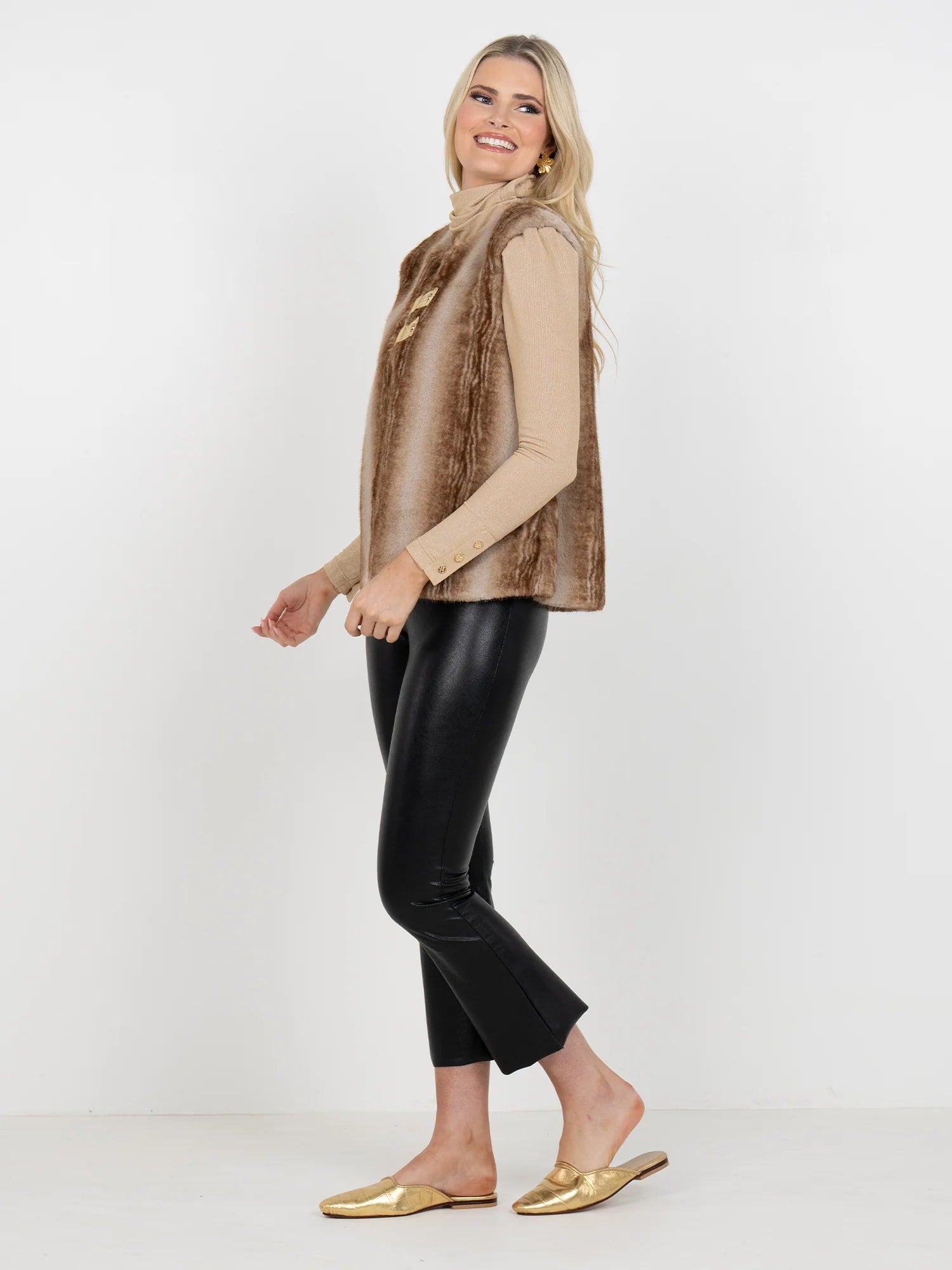Roxy Vest - Fur | Emily McCarthy