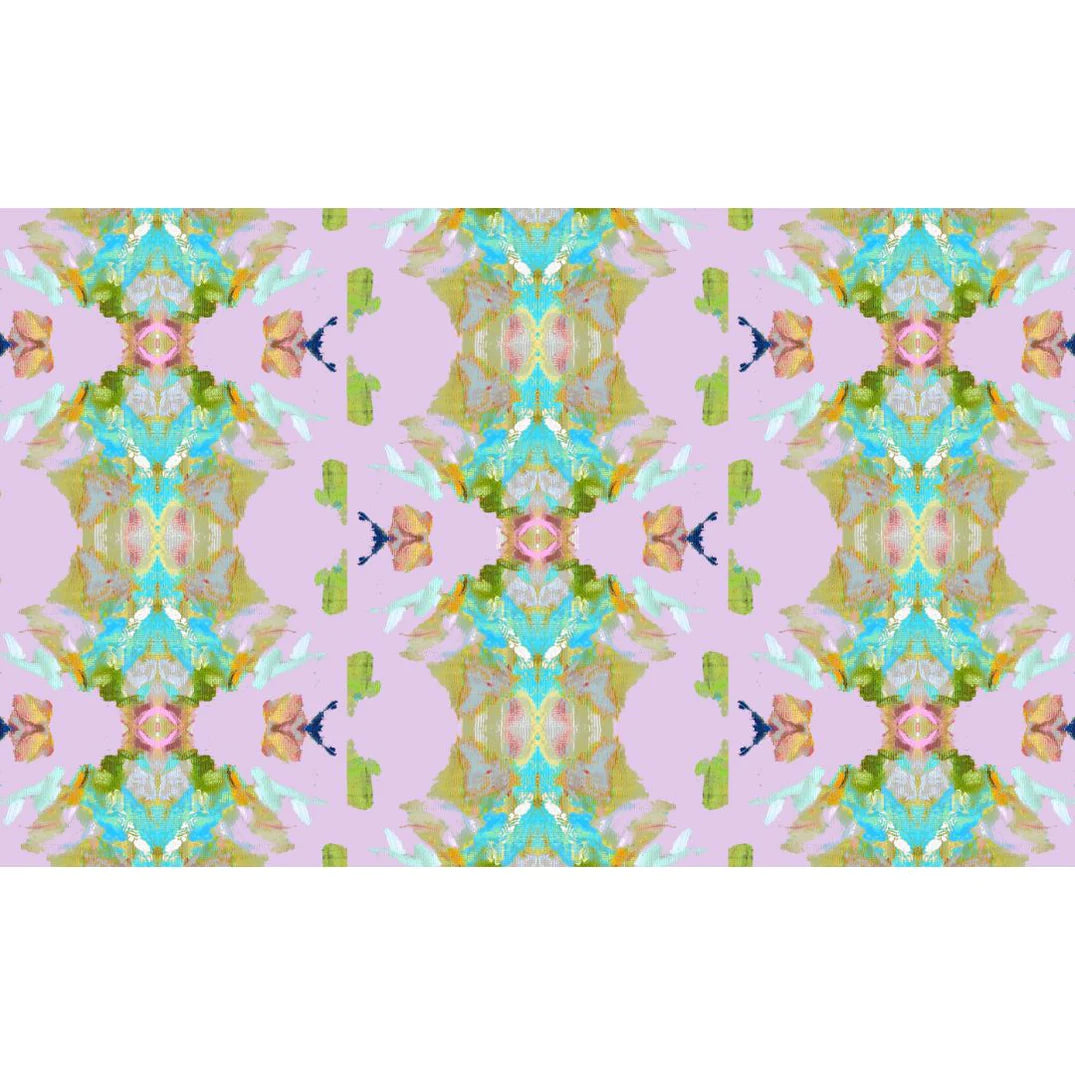 Stained Glass Lavender Floor Mat | Laura Park