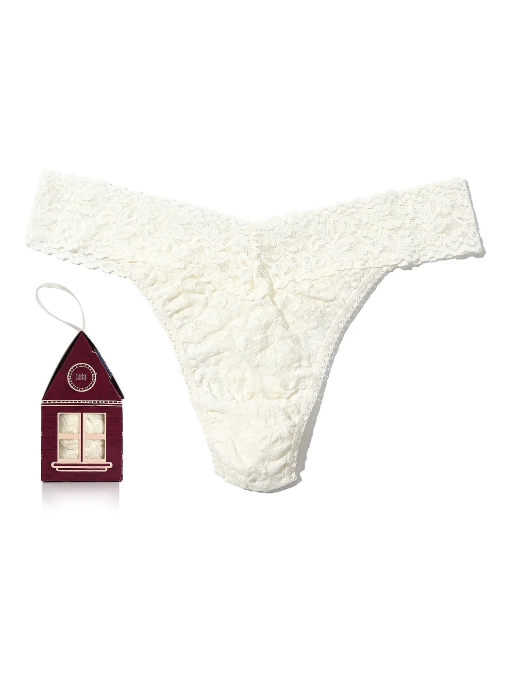 Signature Lace Thong - Gingerbread House | Hanky Panky
