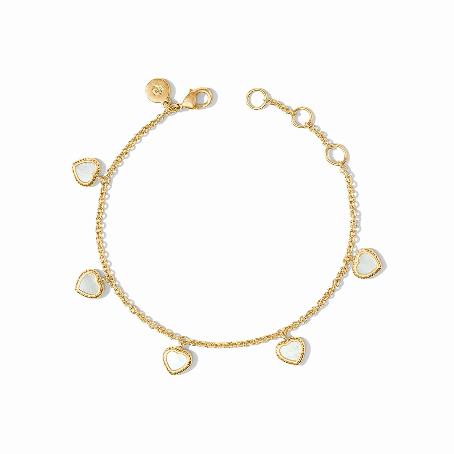 Heart Delicate Charm Bracelet | Julie Vos