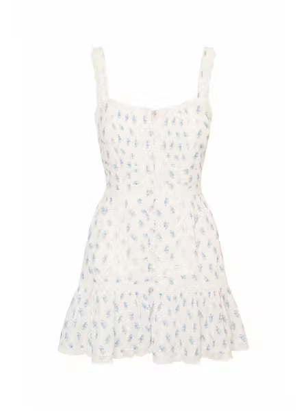 Andela Dress - Indigo Cloud | LoveShackFancy