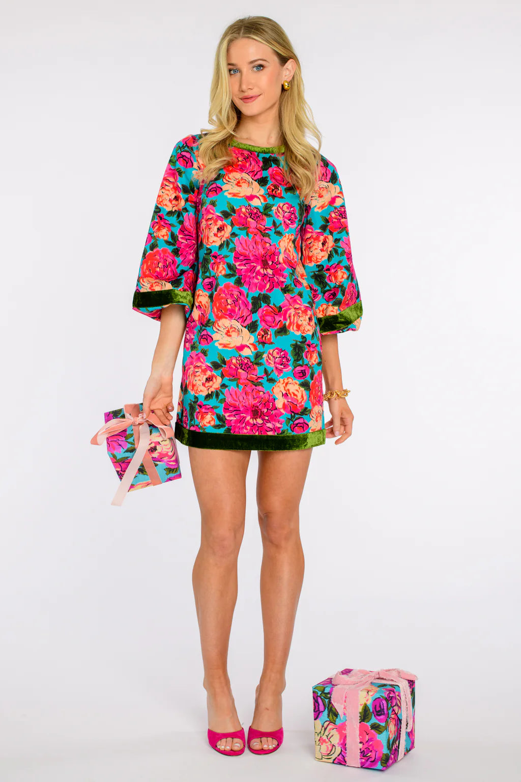 London Dress in Vintage Roses | Elizabeth James