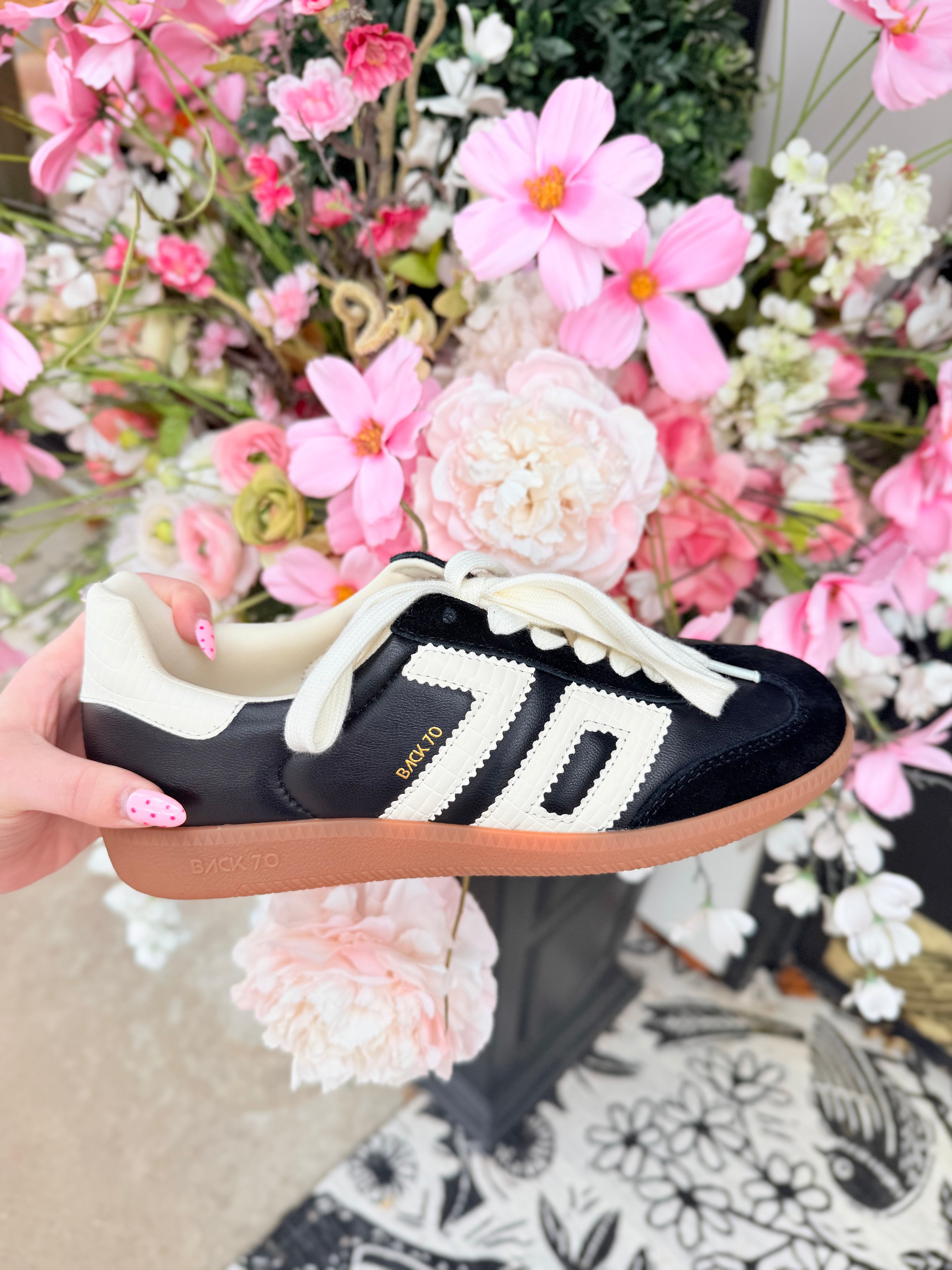 Back 70 | Cloud Sneaker - Black Milk