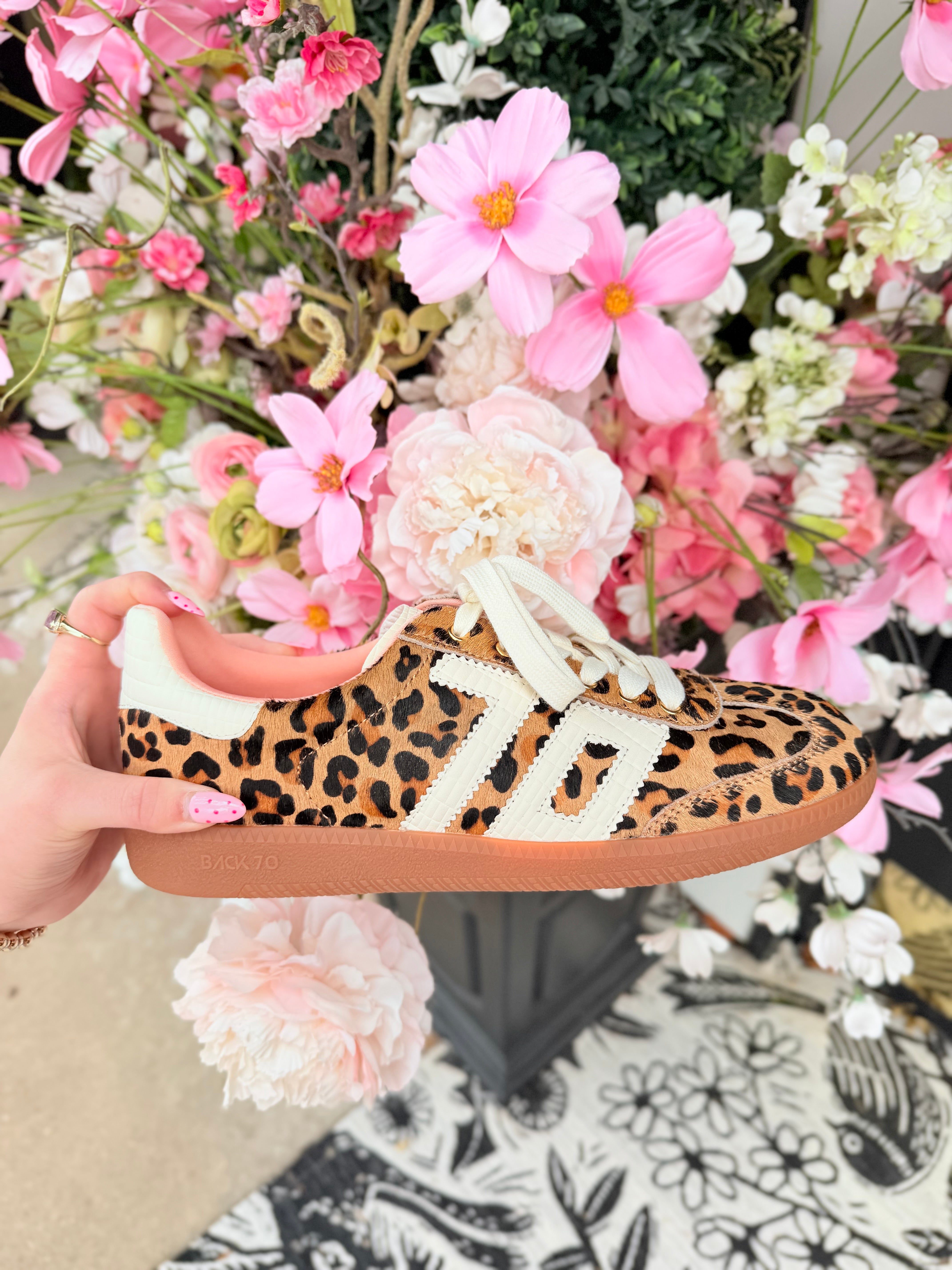Back 70 | Cloud Sneaker - Leopard/Camel/White