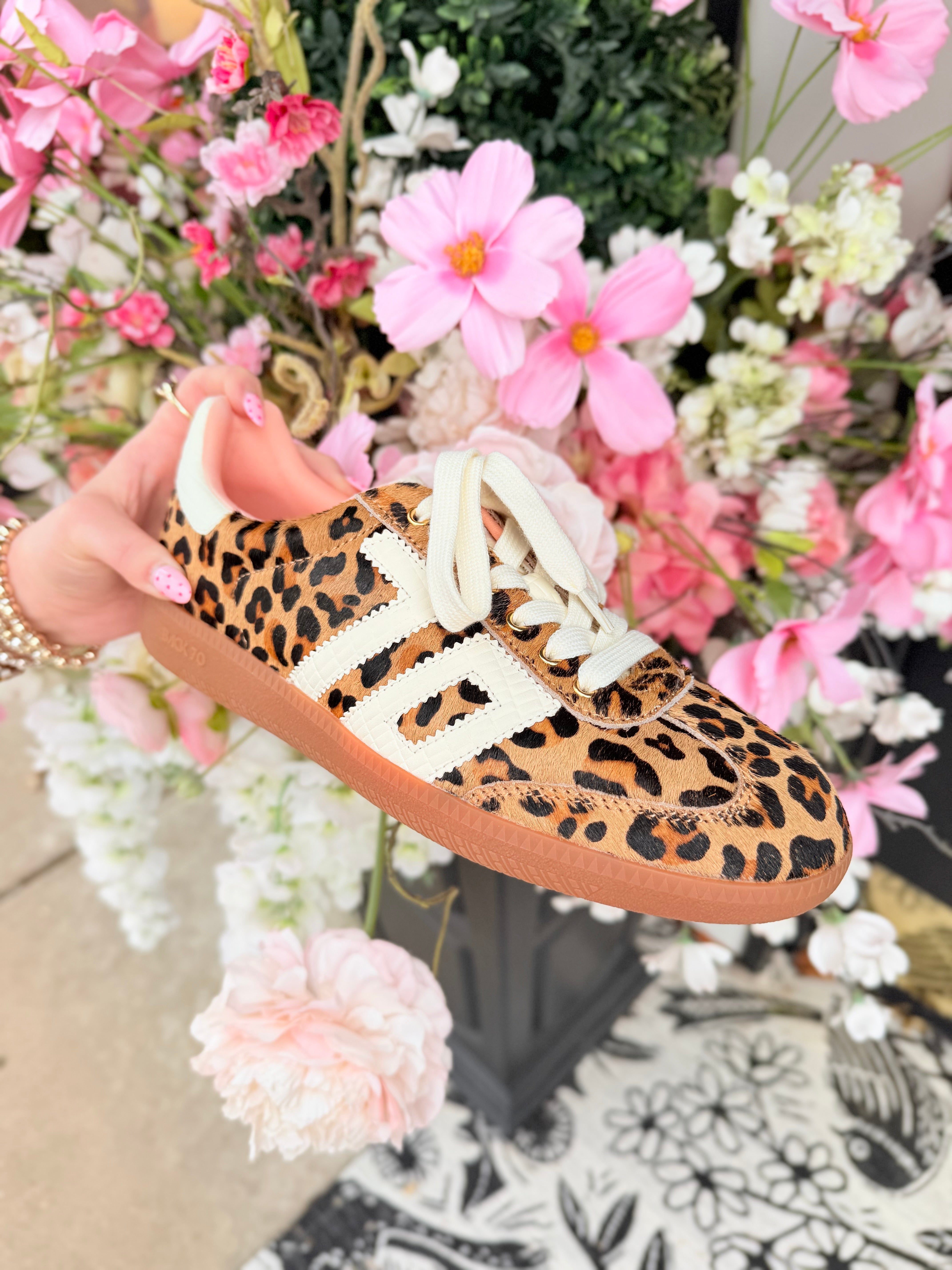 Back 70 | Cloud Sneaker - Leopard/Camel/White