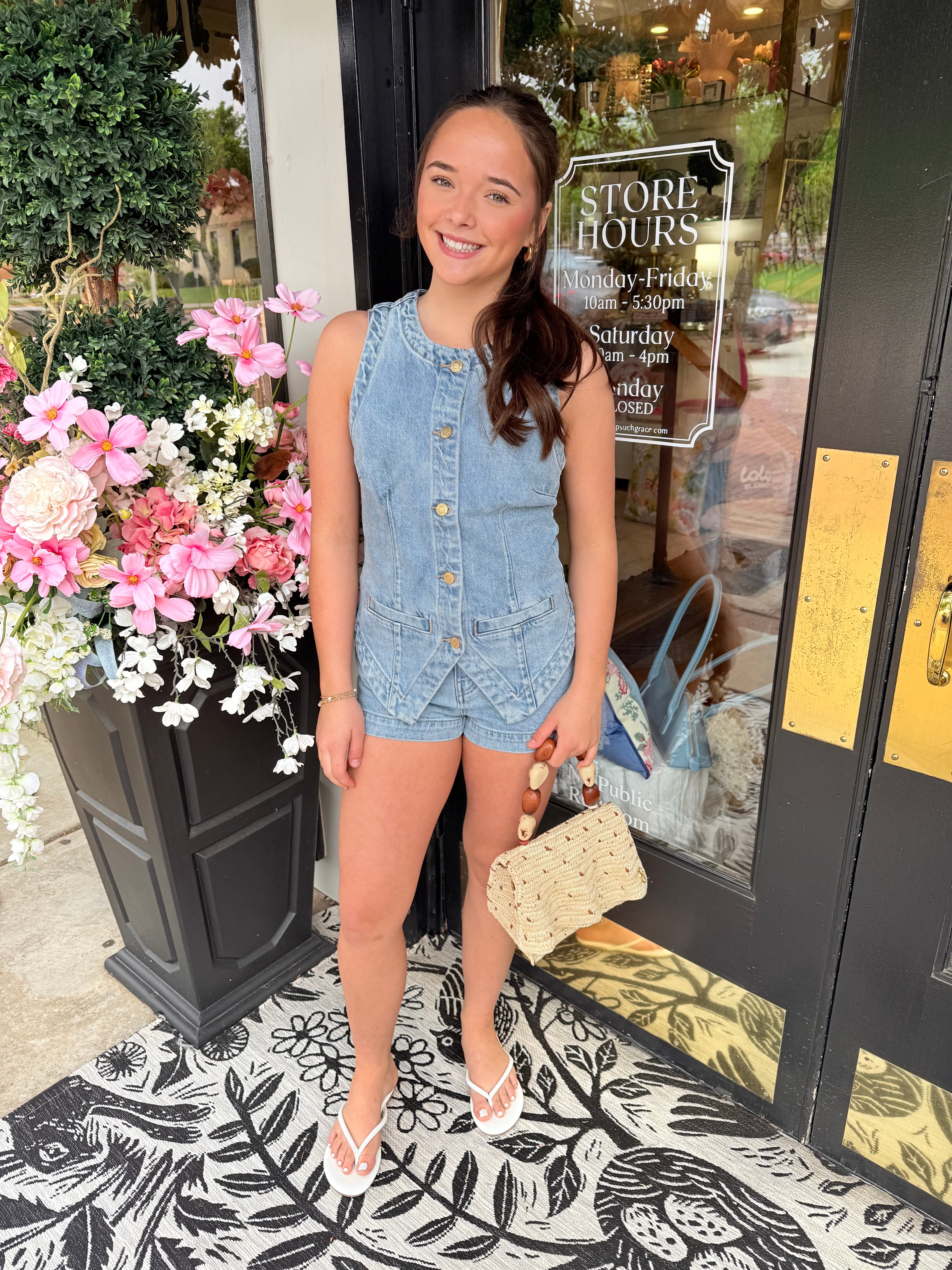 Pacifica Shorts - Slate Indigo | Show Me Your Mumu