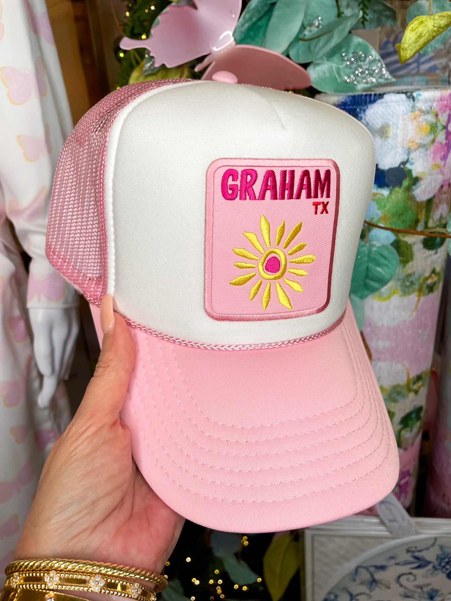 Pink Graham, Tx Sunshine Hat