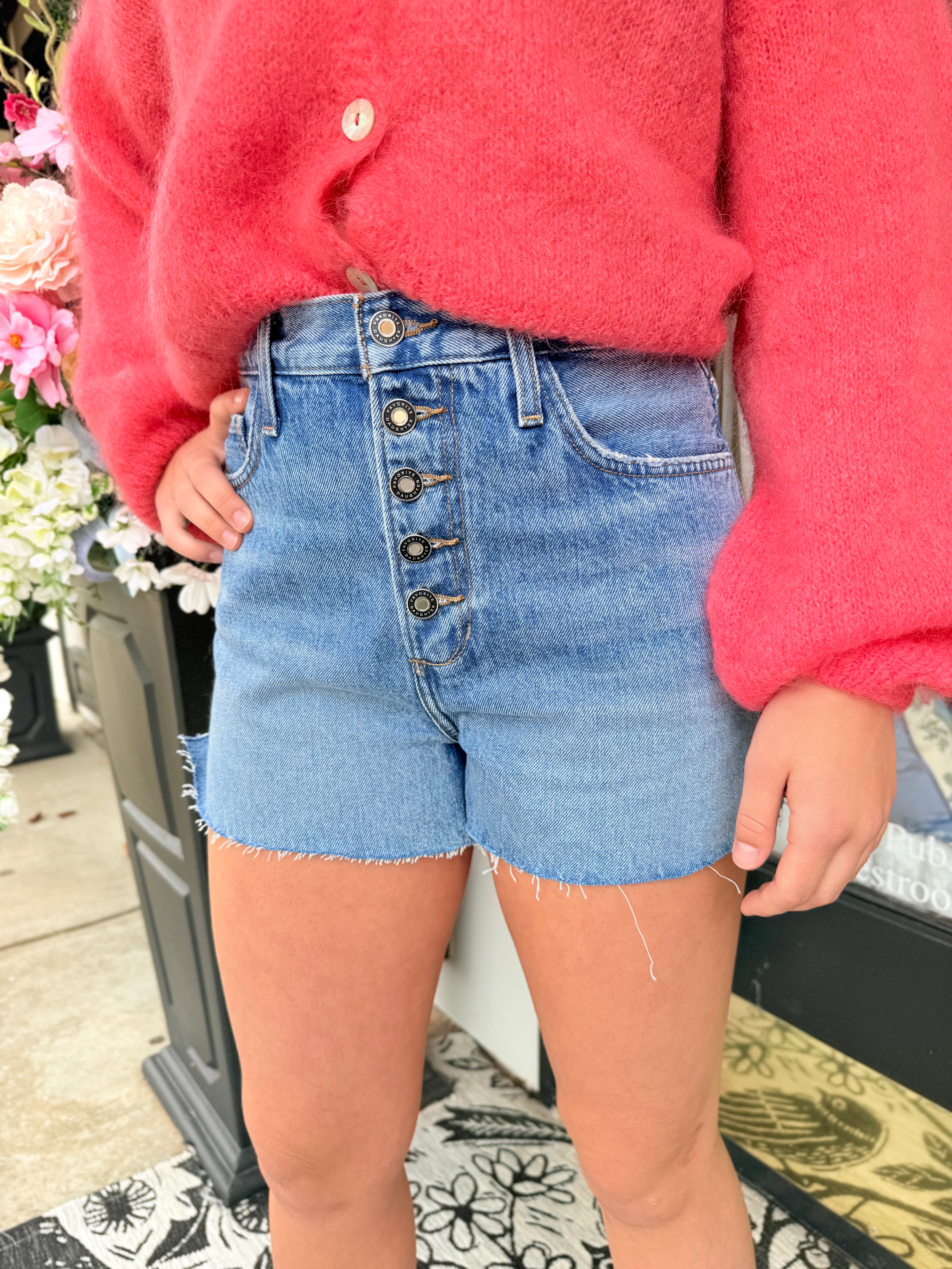 The Caroline High Rise Short - Helena | Favorite Daughter