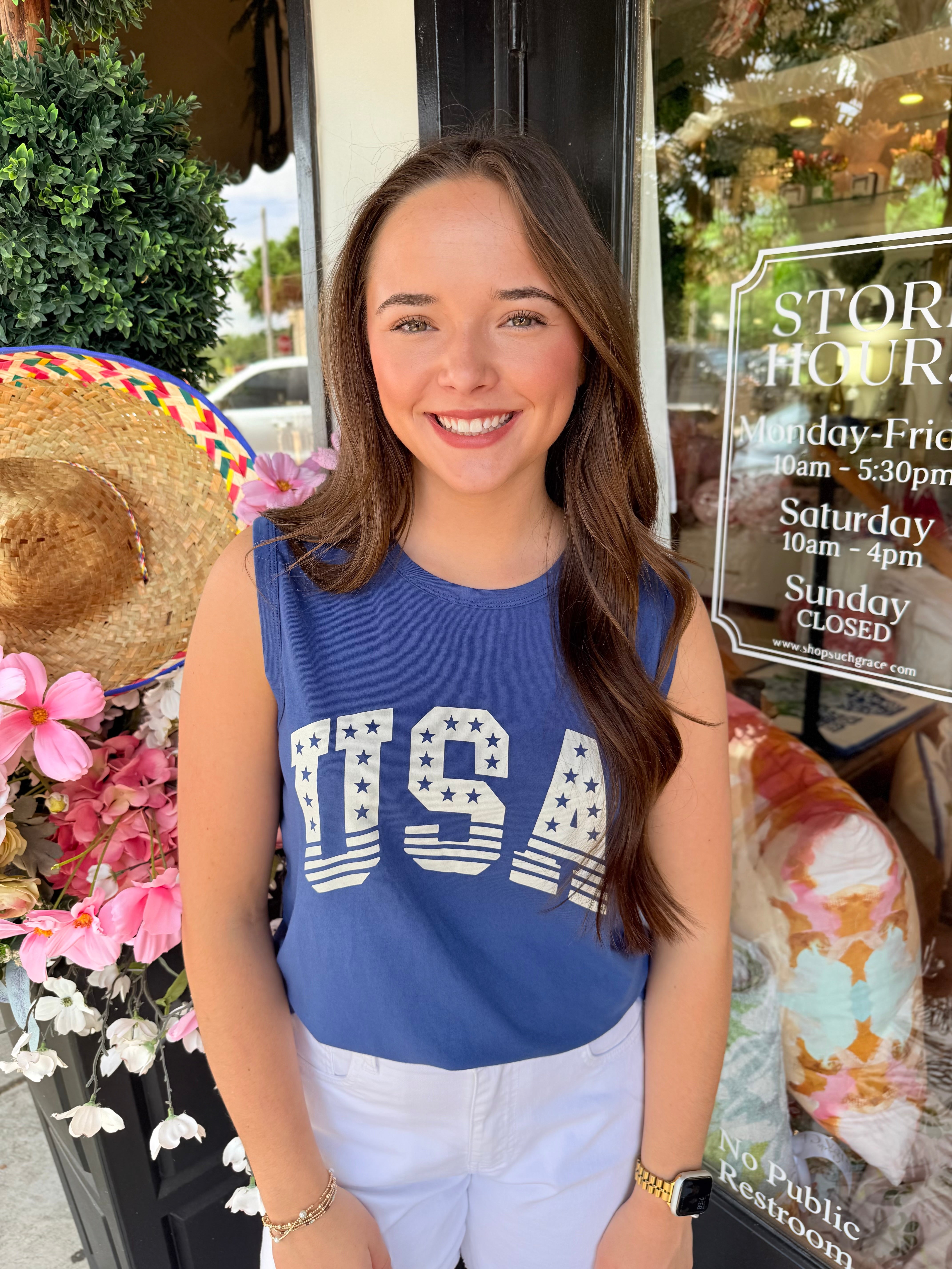 Stars and Stripes Muscle Tank | Z Supply
