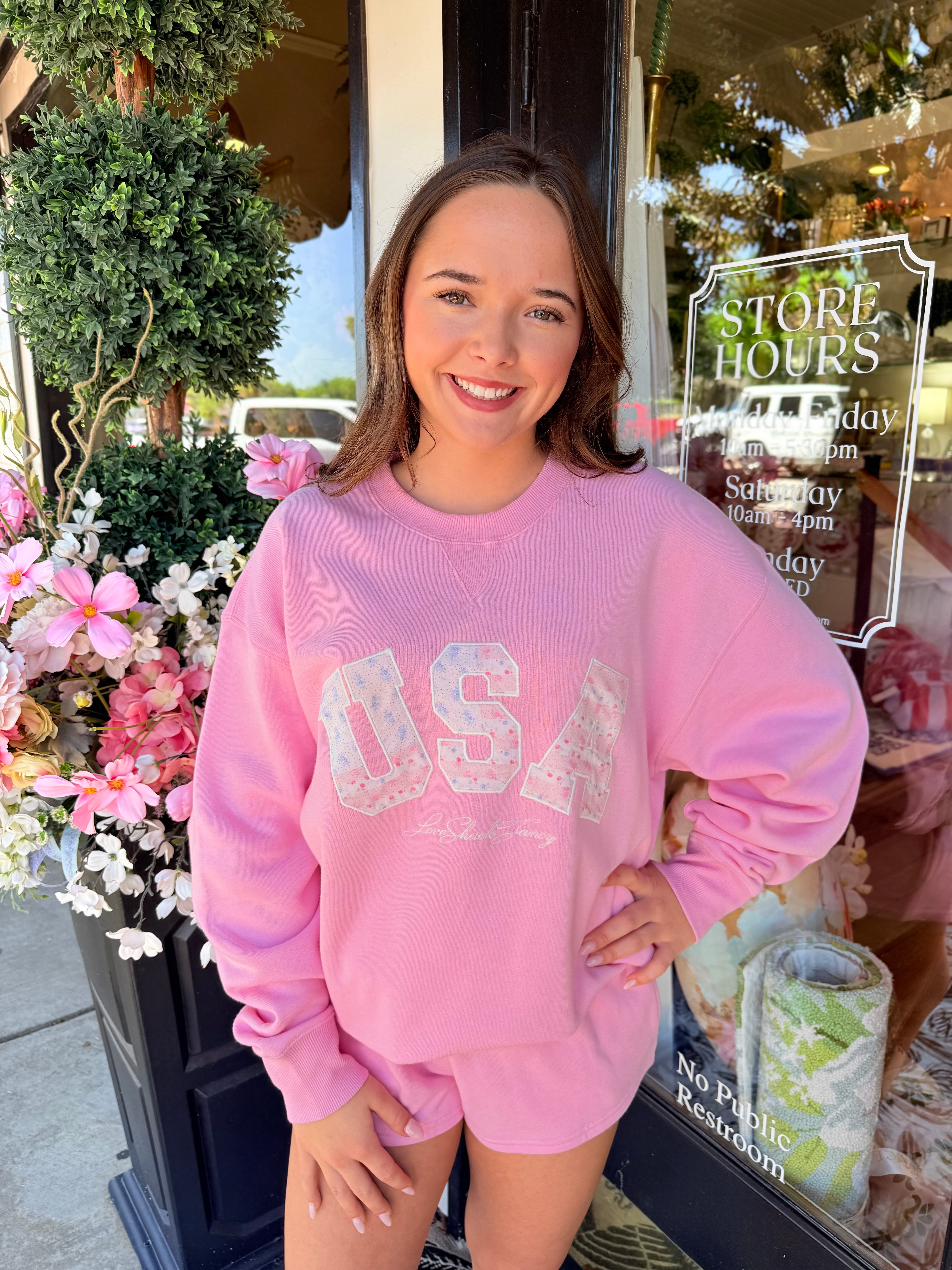 Palo Pullover - Sunbeam Pink | LoveShackFancy