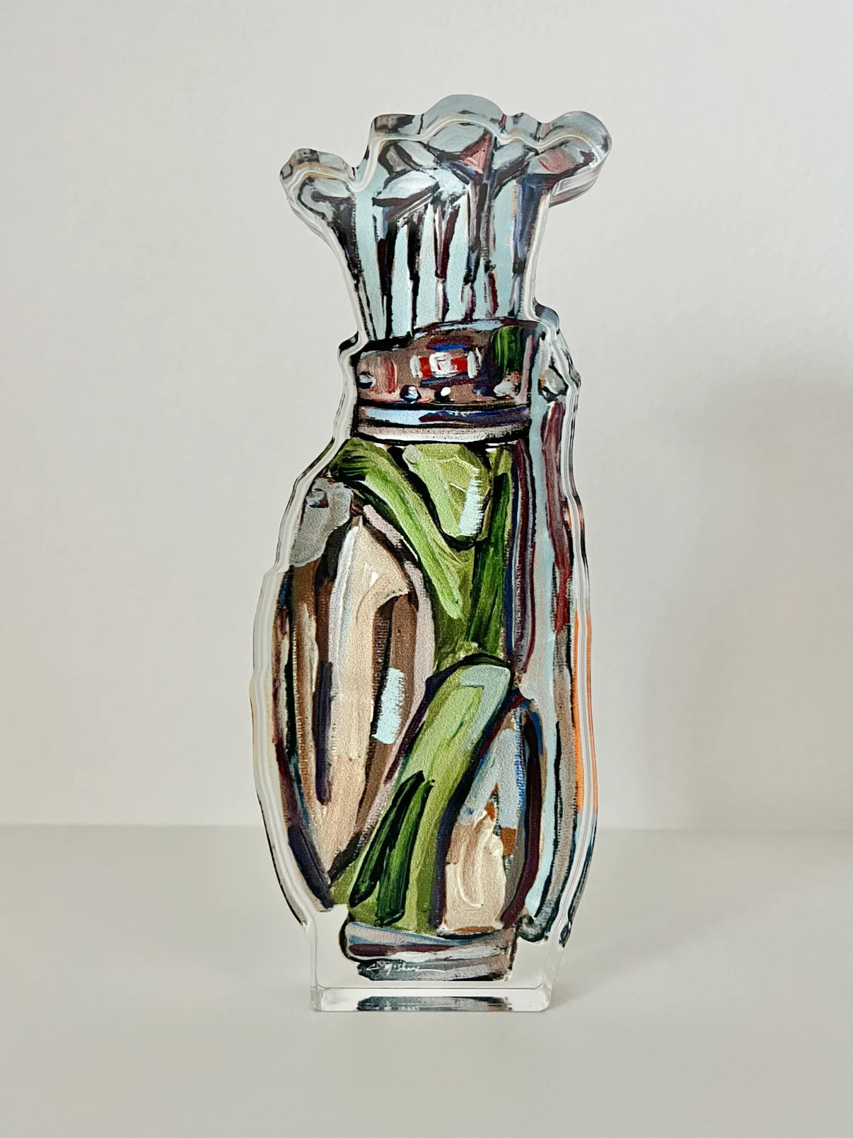 "Golf Clubs" Acrylic Block | Chelsea McShane