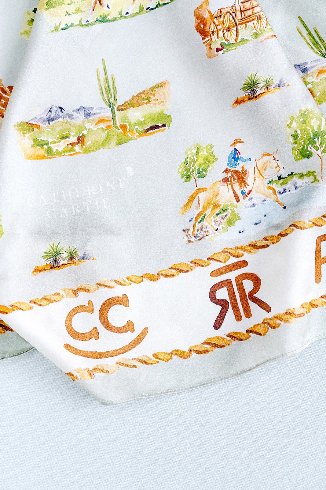 Western Toile Scarf | Catherine Cartie