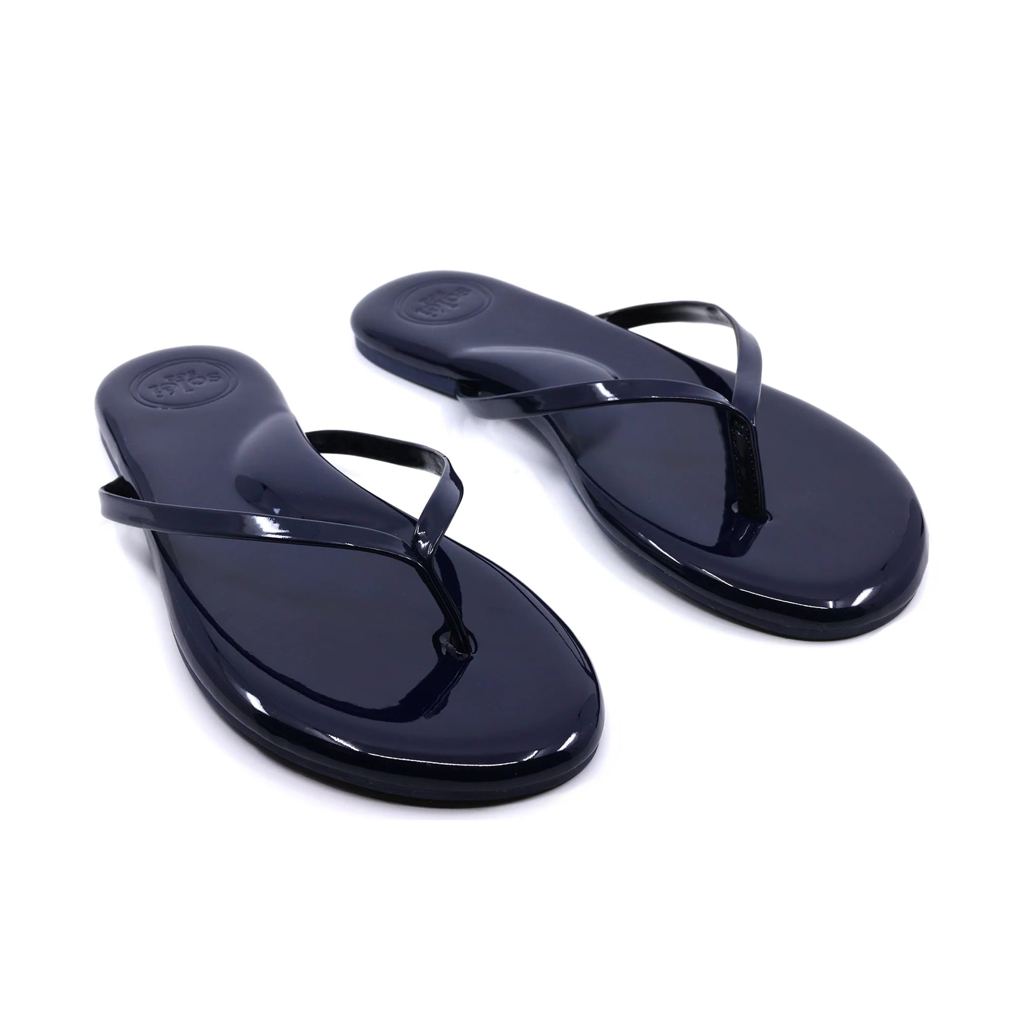 Indie Classic Thin Strap Sandal - Navy | Solei Sea