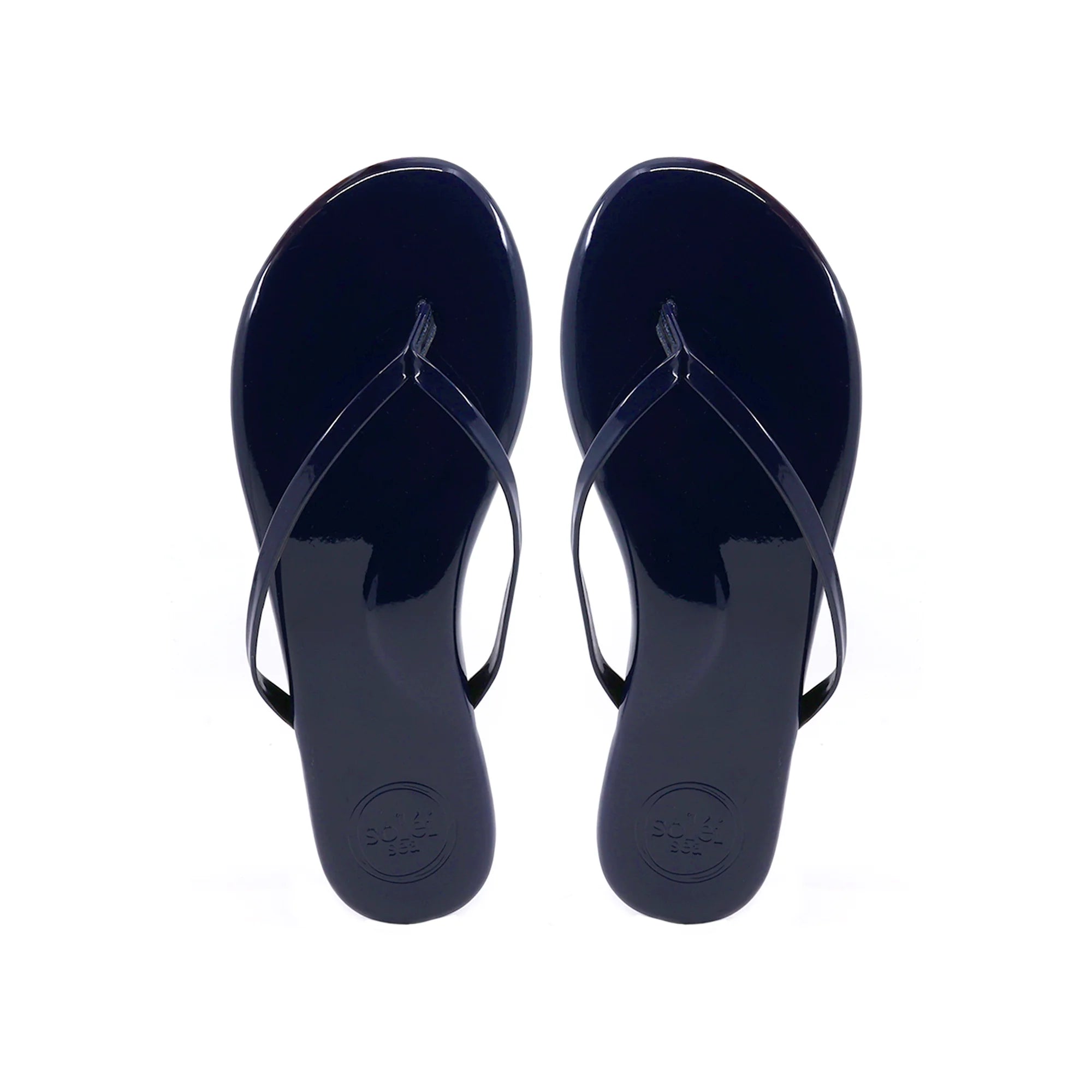 Indie Classic Thin Strap Sandal - Navy | Solei Sea