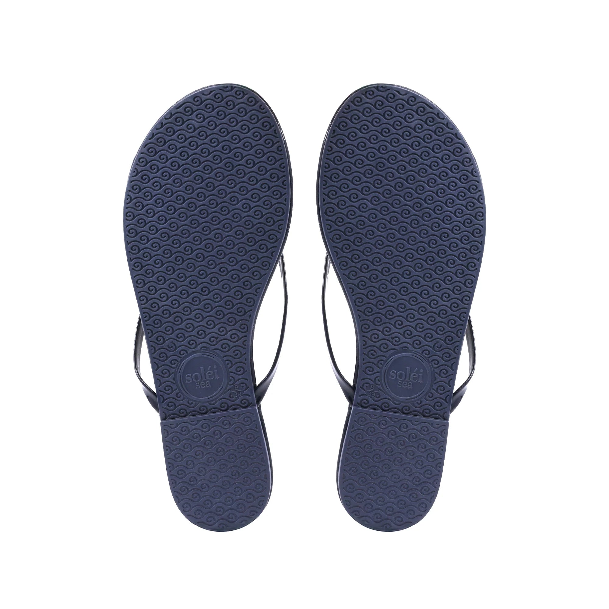 Indie Classic Thin Strap Sandal - Navy | Solei Sea