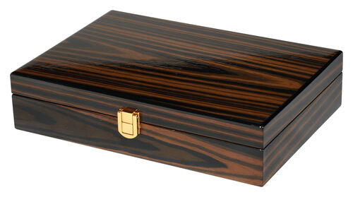 Wood Poker Set Box (Ebony) | Tizo