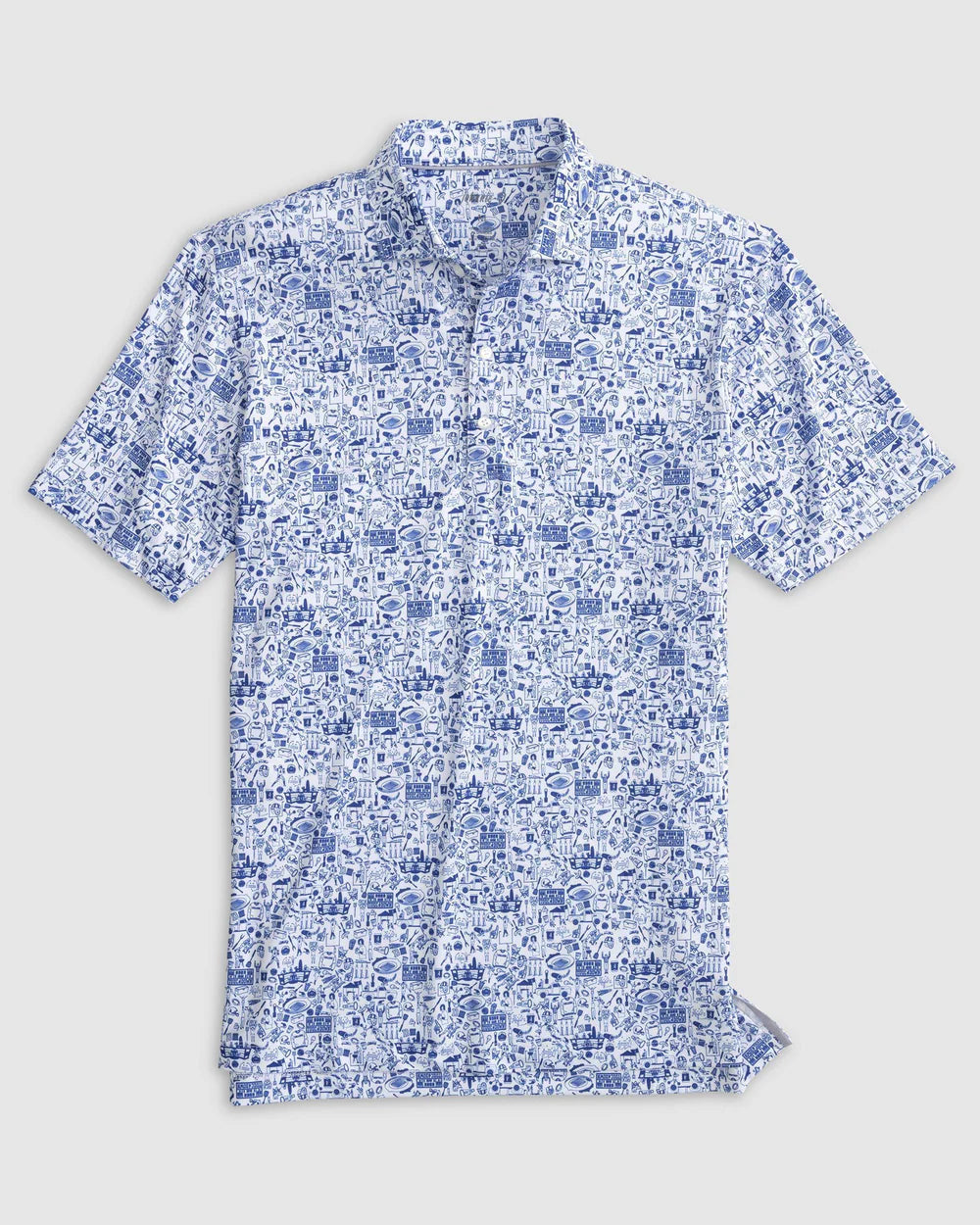 Tailgater 2.0 Printed Jersey Performance Polo | Johnnie-O
