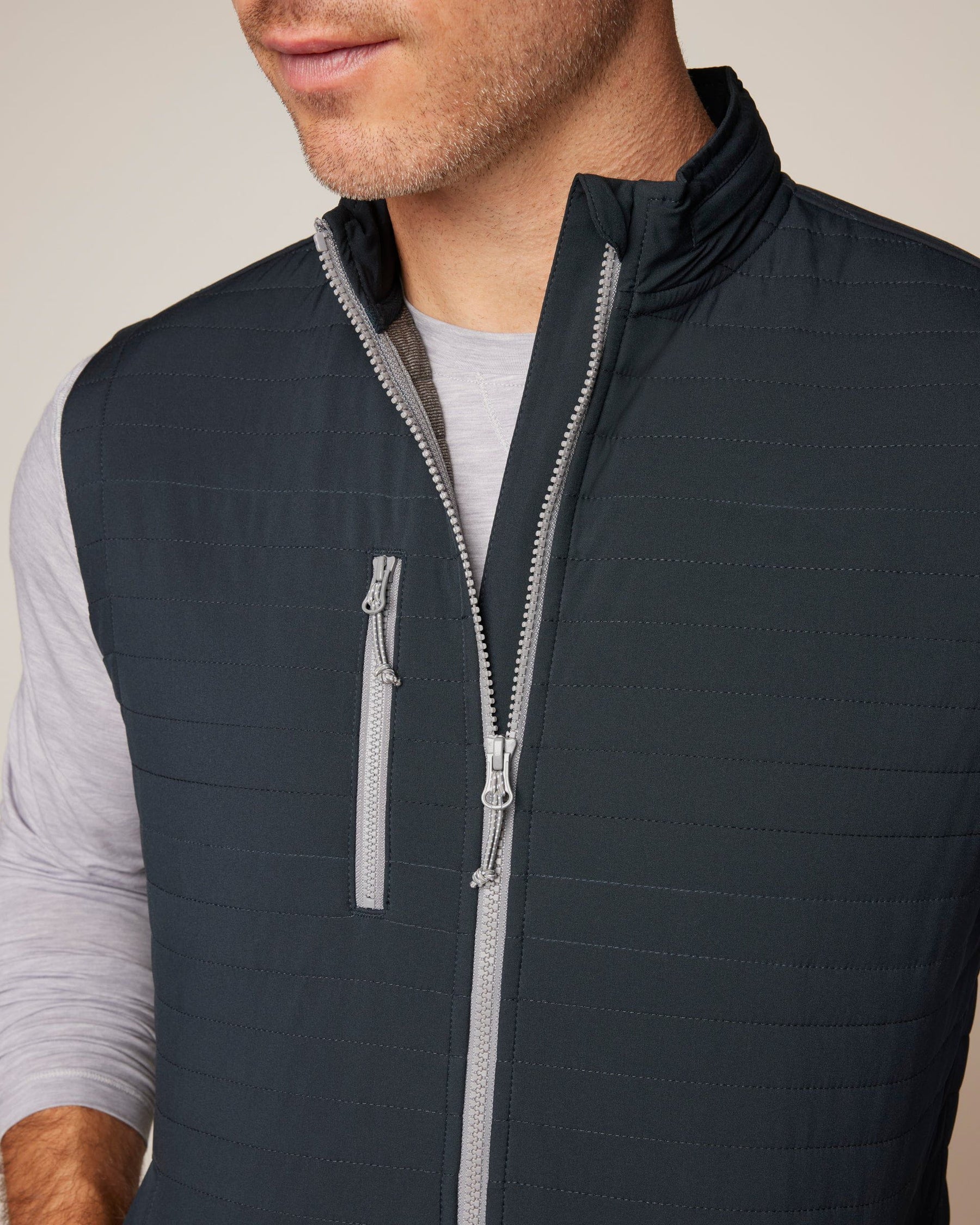 Crosswind Quilted Performance Vest | Johnnie-O