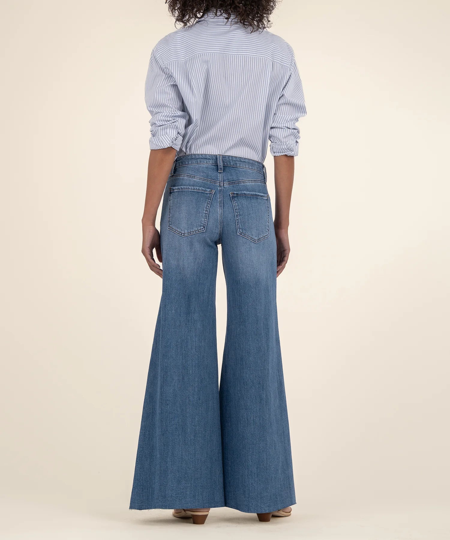 Blake High Rise Super Wide Leg - Charming | KUT