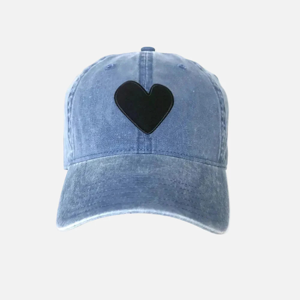 Imperfect Heart Denim Baseball Hat | Kerri Rosenthal