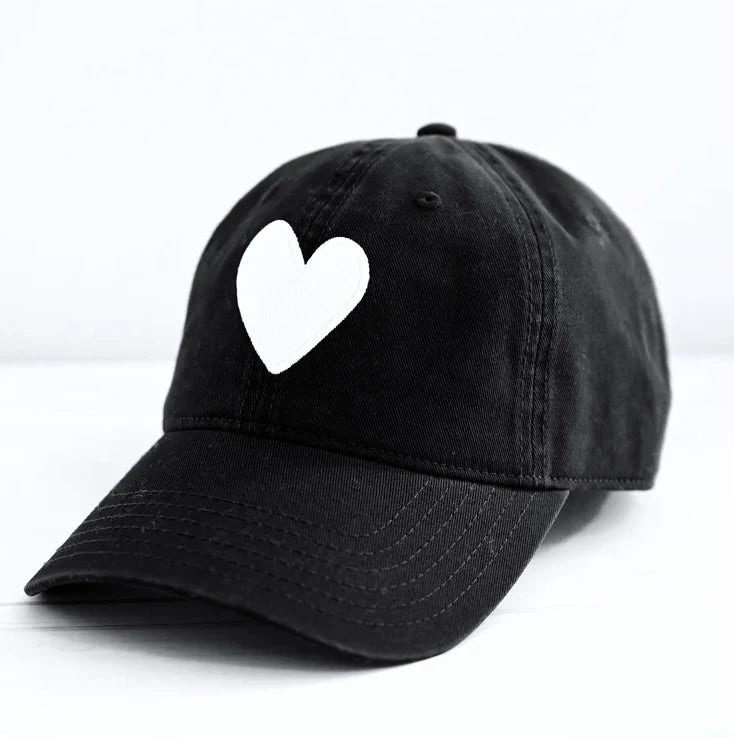 Baseball Hat Heart Patch | Kerri Rosenthal