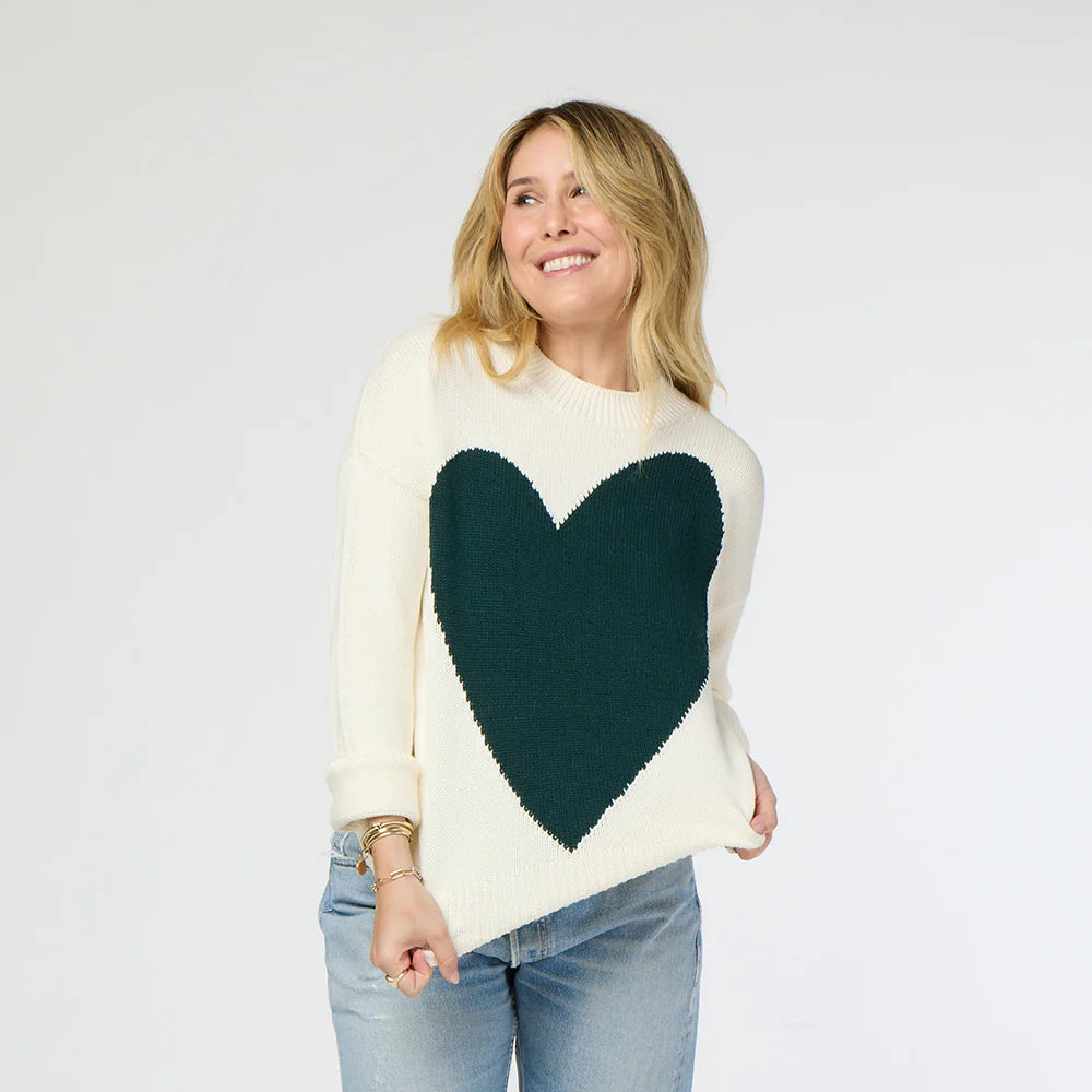 Benton Sweater Imperfect Heart | Kerri Rosenthal