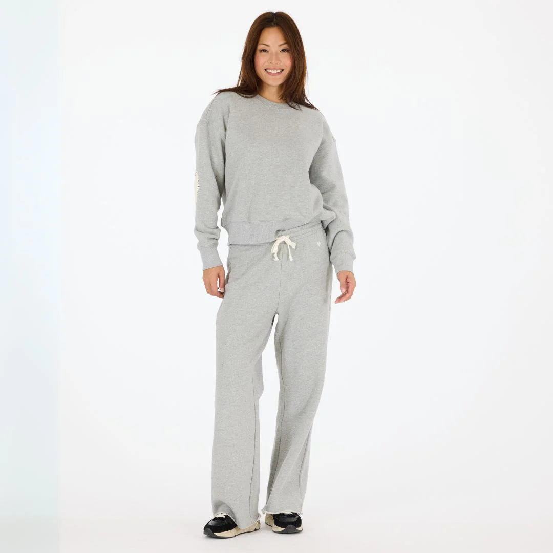 The Weekend Barb Sweatpant - Heather Grey | Kerri Rosenthal