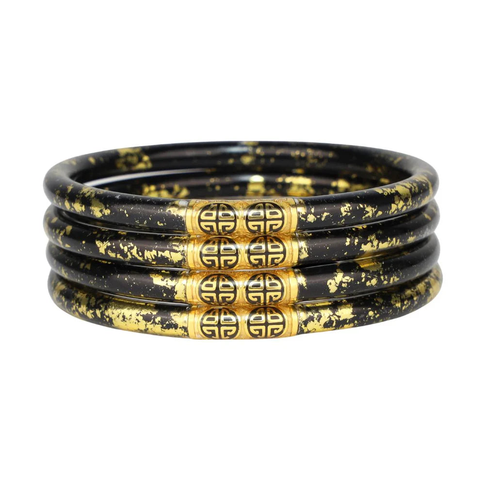 BuDha Girl | KOI Noir All Weather Bangles (Set of 4)