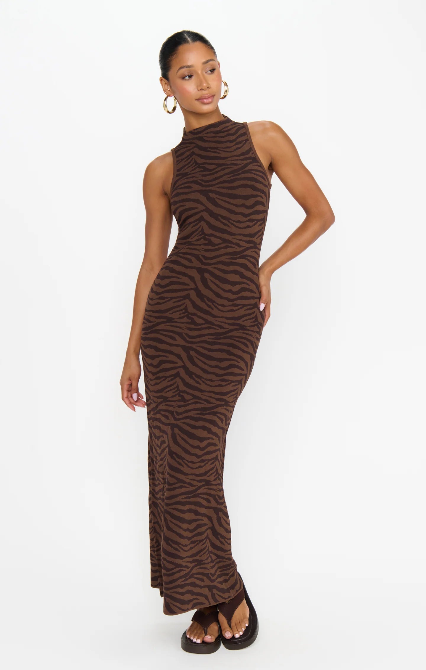 Shauna Maxi Dress - Wild Tiger Knit | Show Me Your MuMu