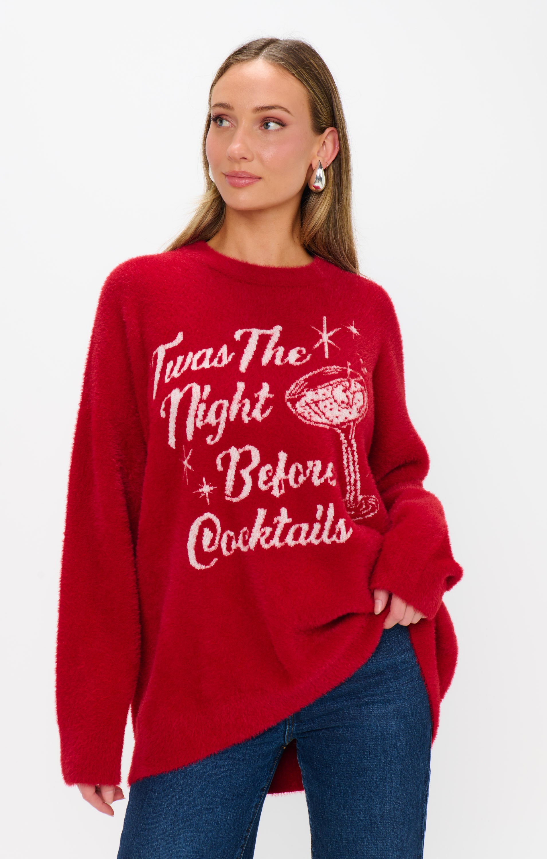 Classic Crewneck Sweater - Twas The Night Knit | Show Me Your MUMU